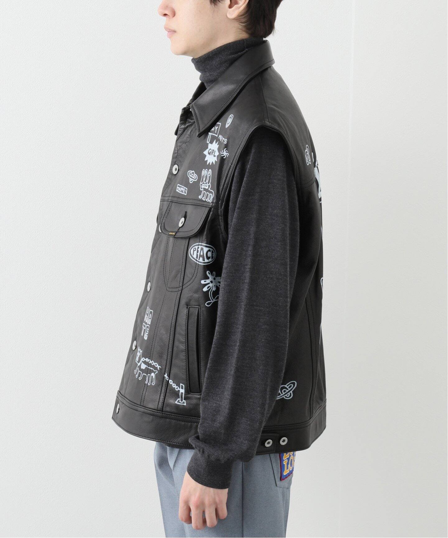 DAIRIKU×tappei】LEATHER VEST（ベスト）｜BAYCREW 