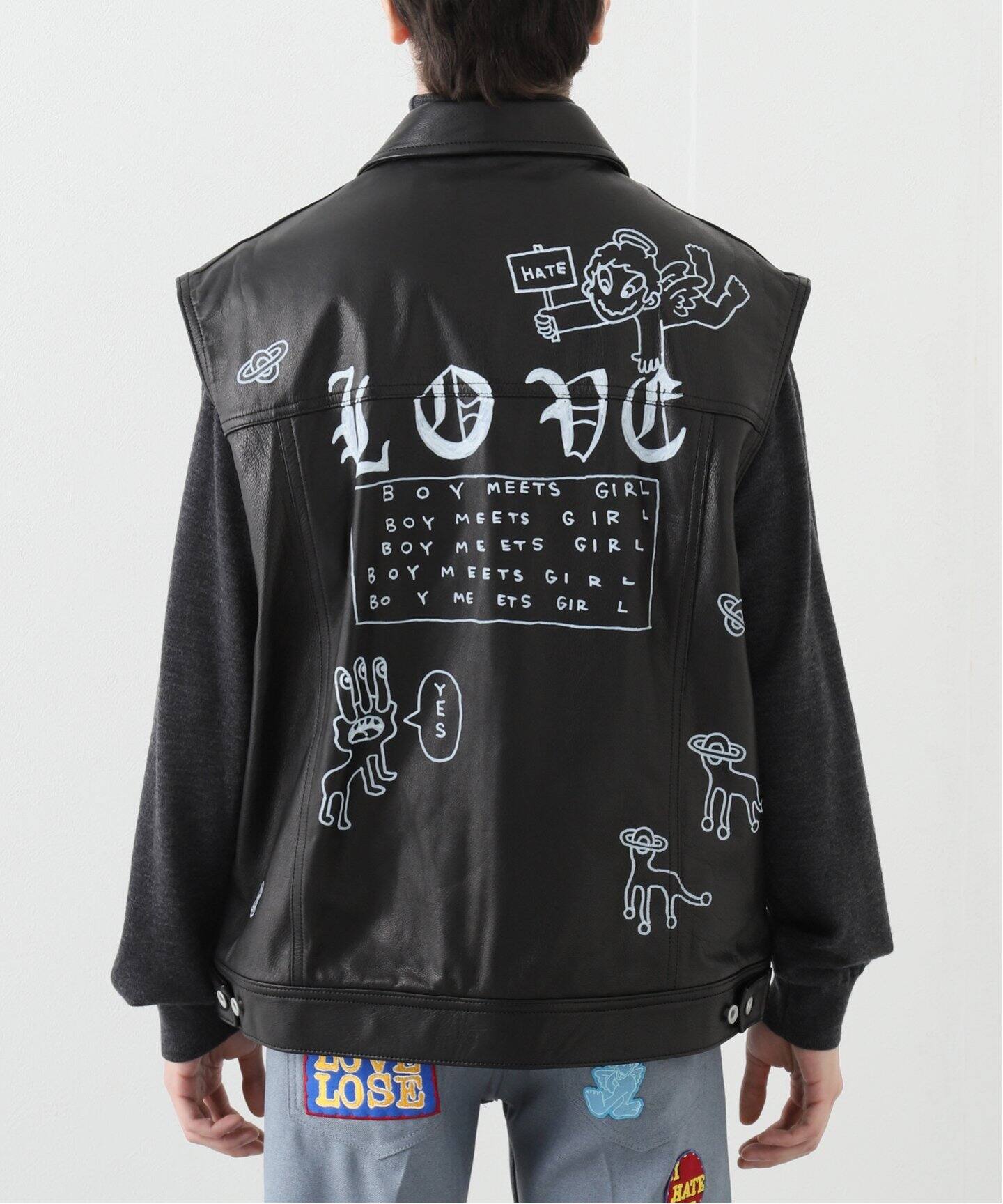 DAIRIKU×tappei】LEATHER VEST（ベスト）｜BAYCREW