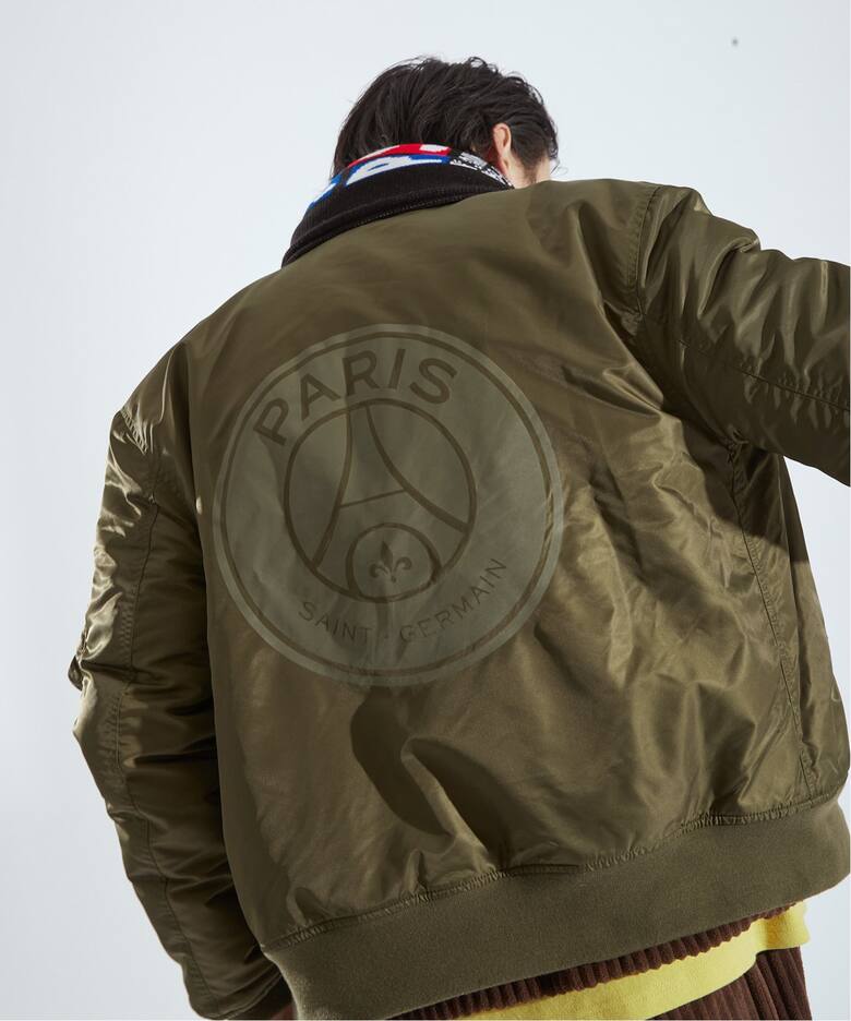 Paris Saint-Germain】MA-1 ブルゾン（ミリタリー）｜Paris Saint 