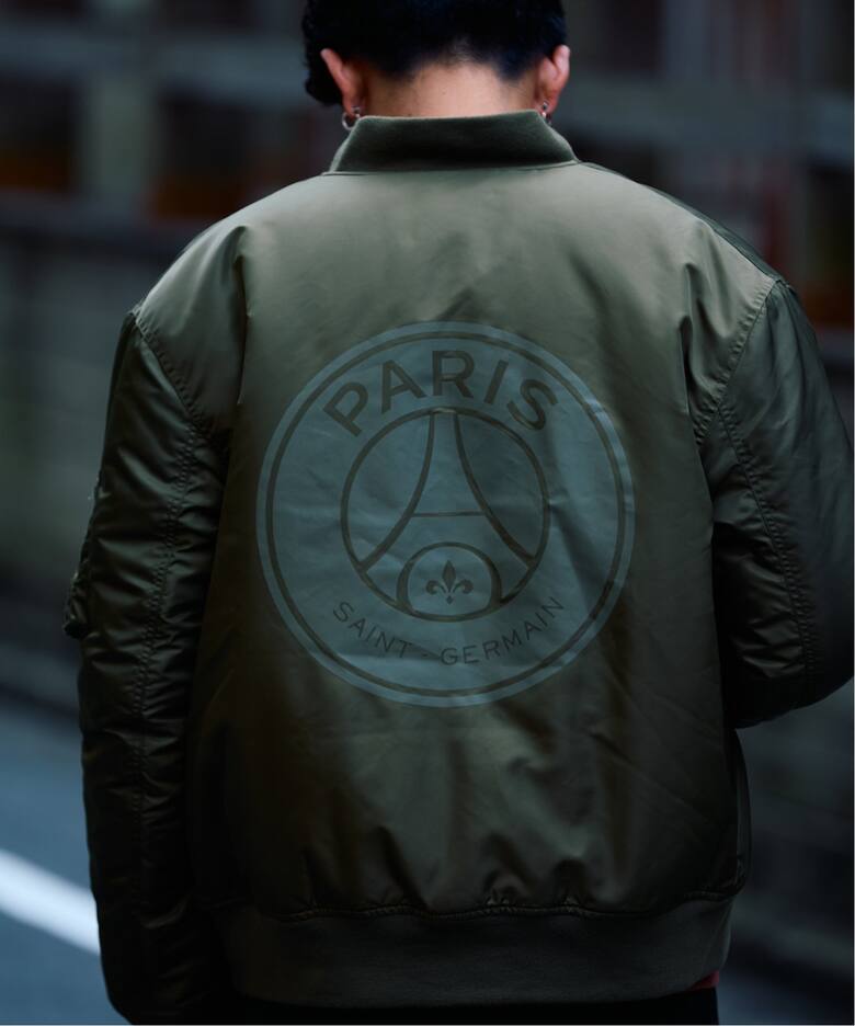 Paris Saint-Germain】MA-1 ブルゾン（ミリタリー）｜Paris Saint 