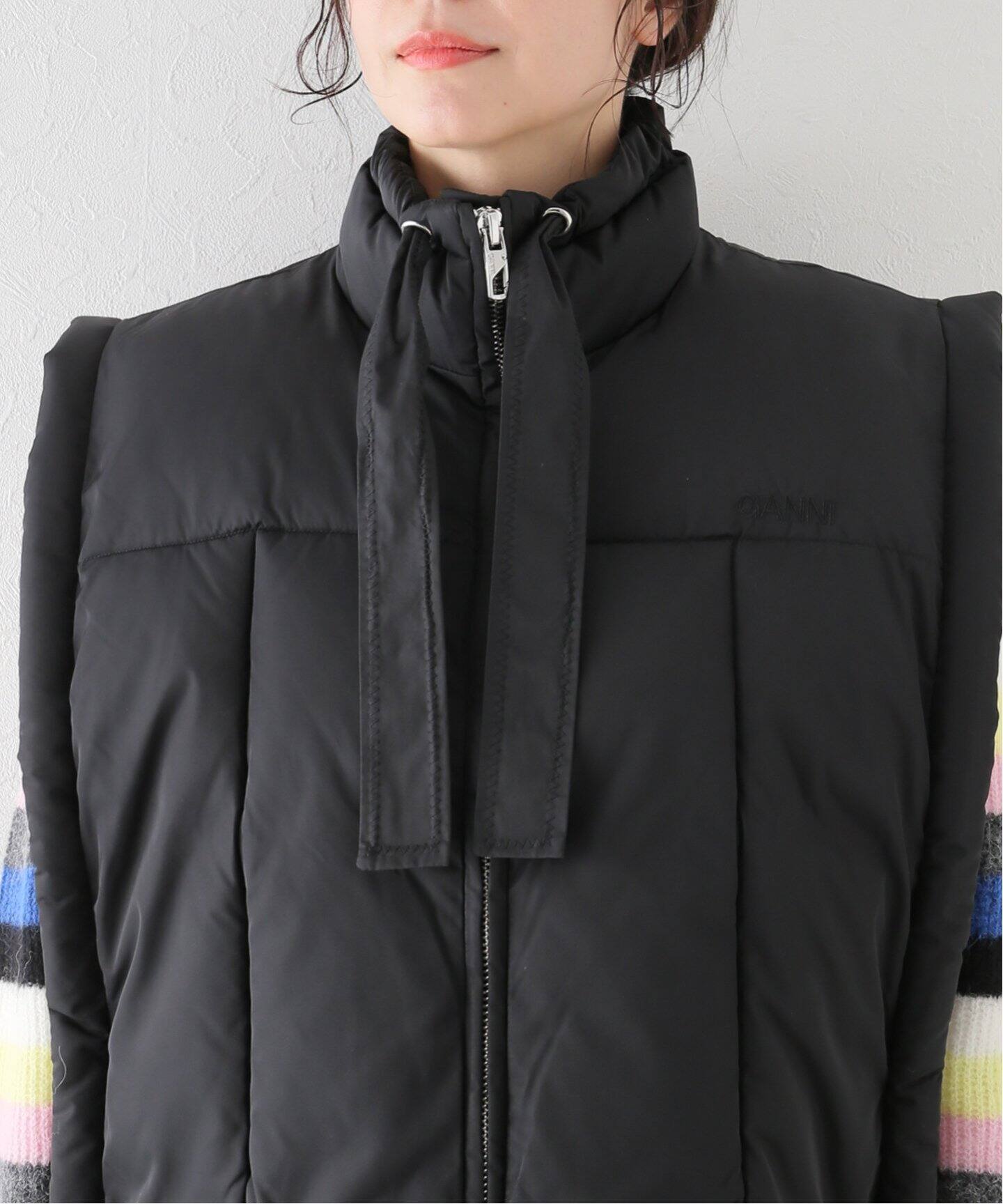 GANNI / ガニー】Shiny Puff Oversized Vest：ベスト（ダウン・中綿 