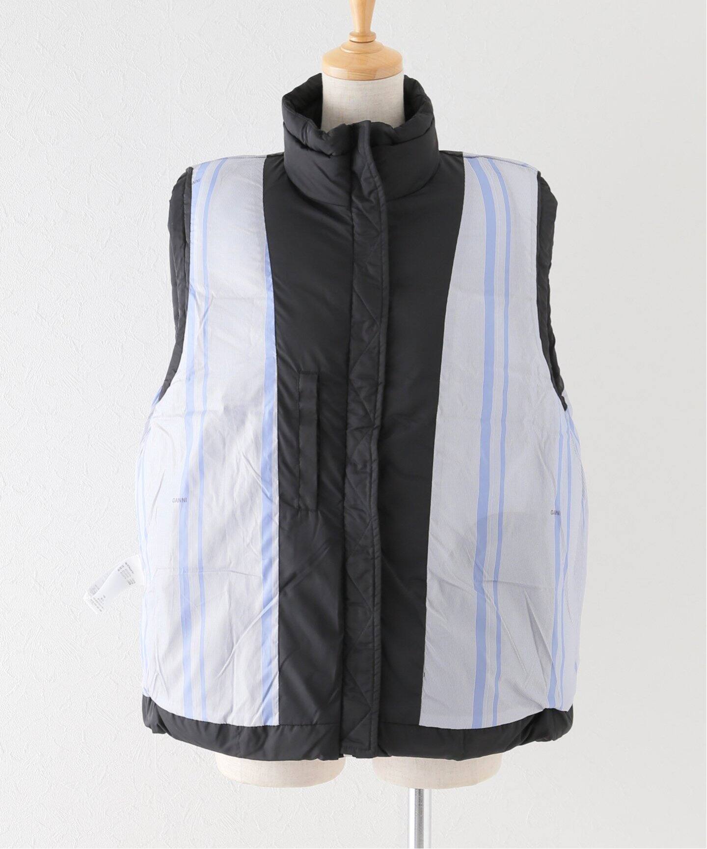 GANNI / ガニー】Shiny Puff Oversized Vest：ベスト（ダウン・中綿 