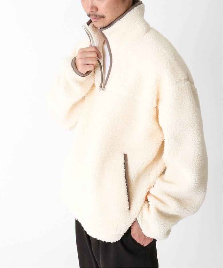ハーフジップライクボアフリース / Half Zip Like Boa Fleece（ボア 