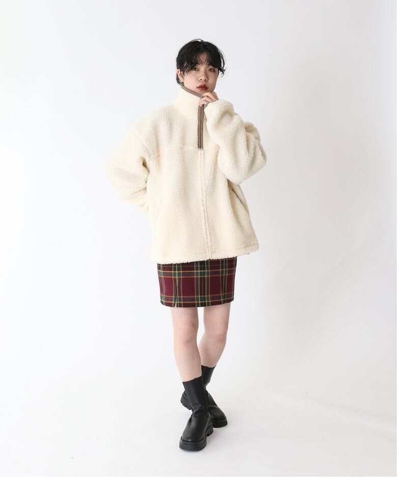 ハーフジップライクボアフリース / Half Zip Like Boa Fleece（ボア 