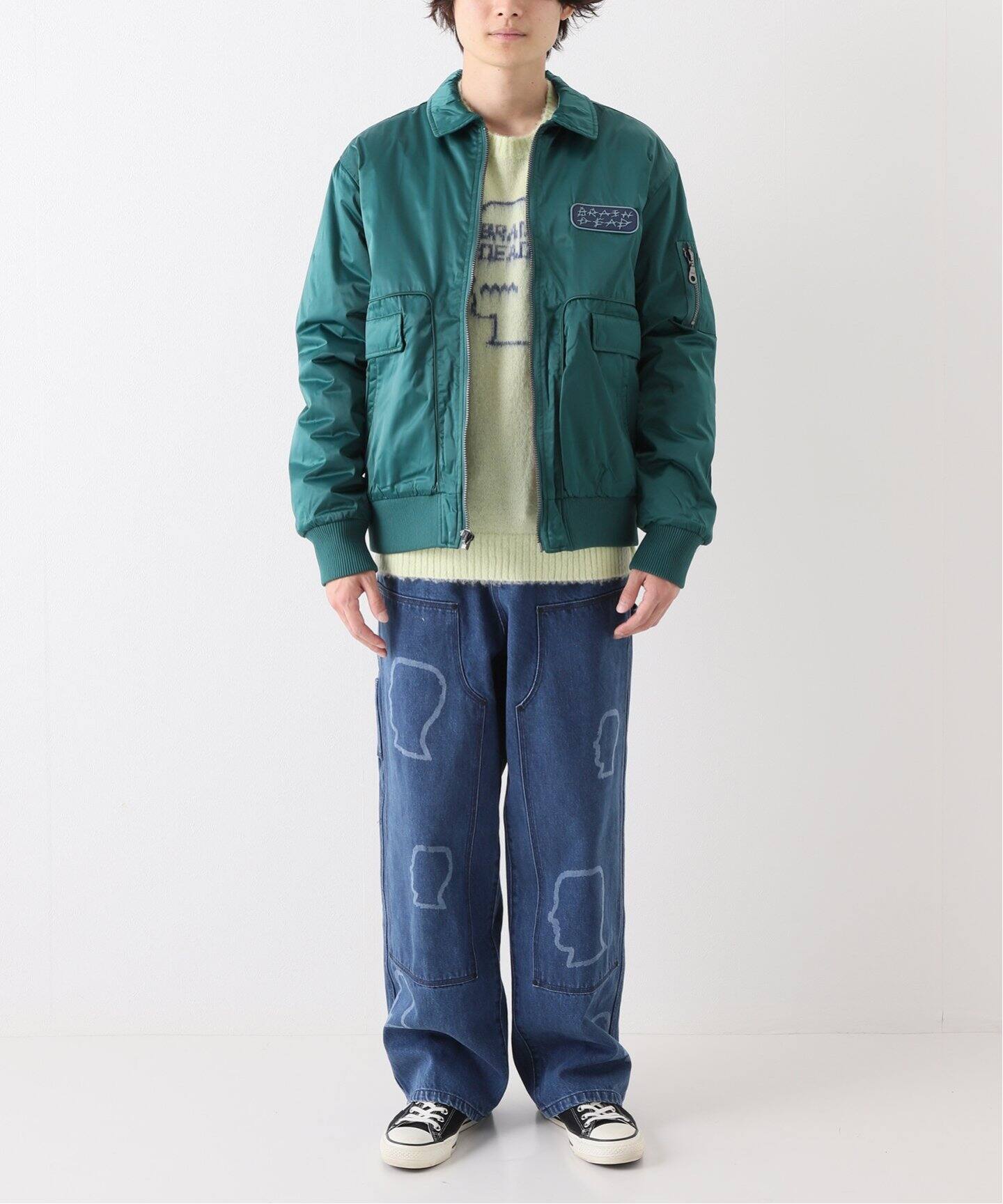 BRAIN DEAD/ブレインデッド】 BD BOMBER JACKET：ジャケット（その他  