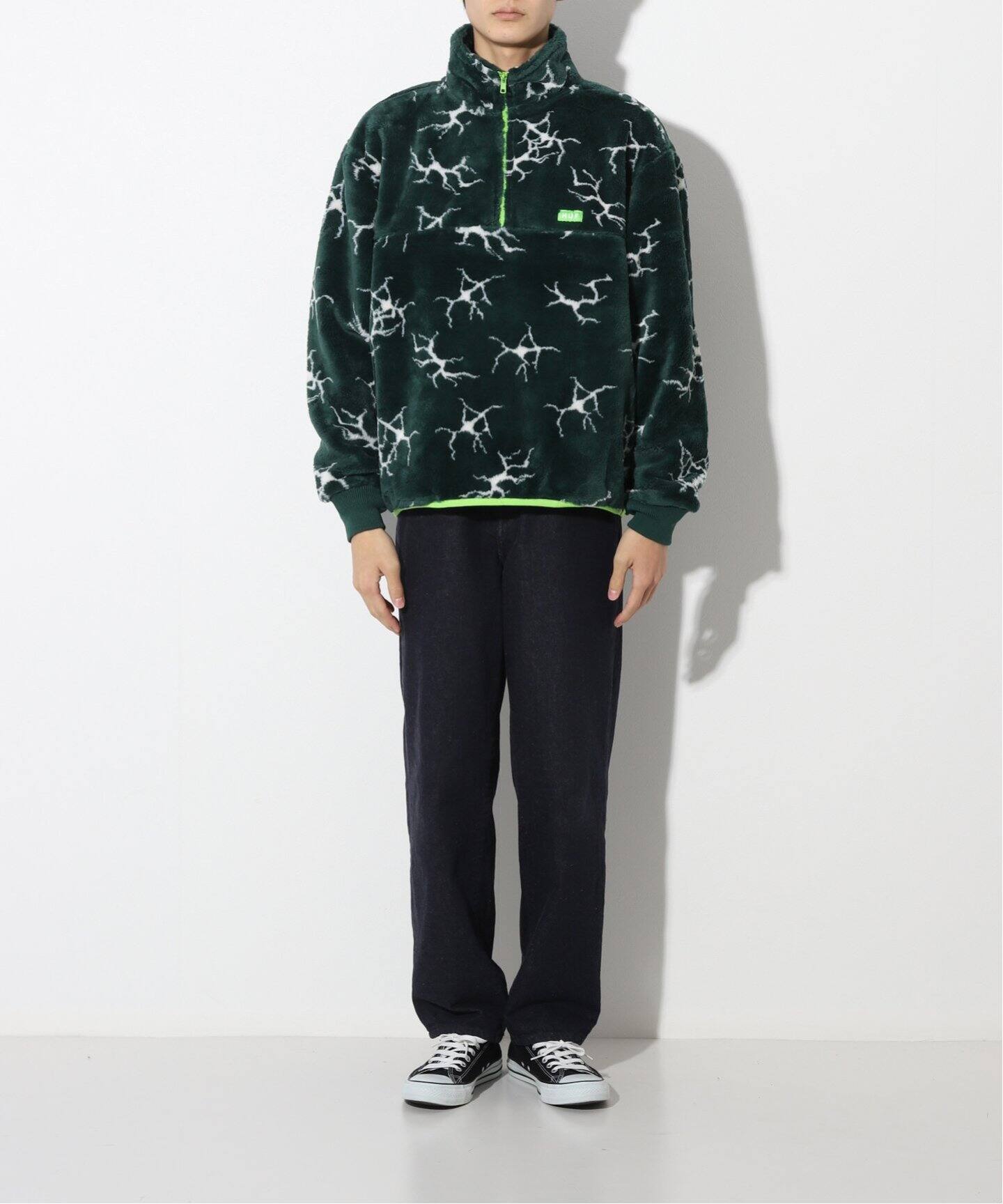 HUF/ハフ】 QUAKE SHERPA 1/4 ZIP：ブルゾン（その他ブルゾン 