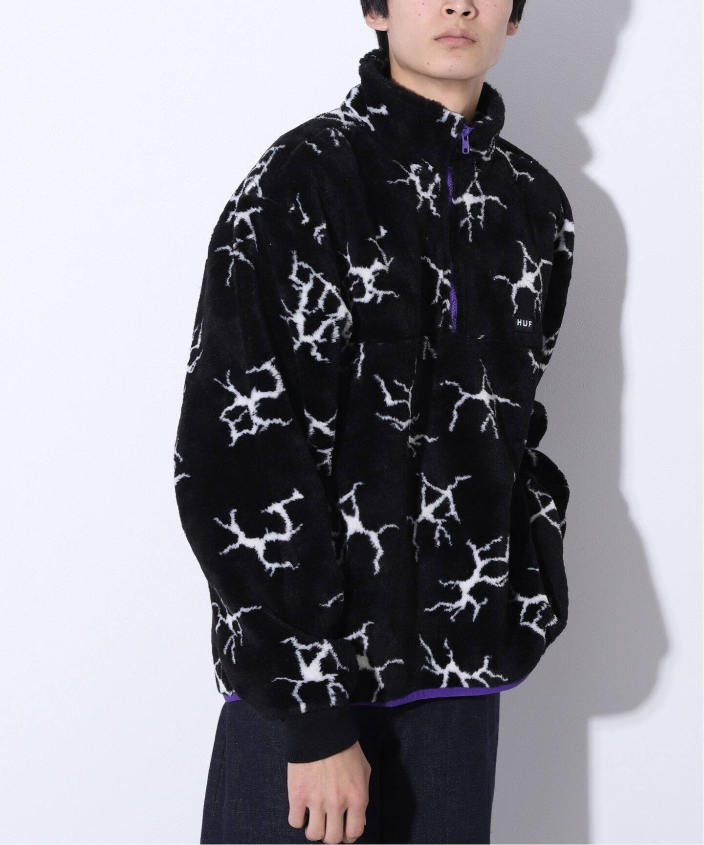 HUF/ハフ】 QUAKE SHERPA 1/4 ZIP：ブルゾン（その他ブルゾン 