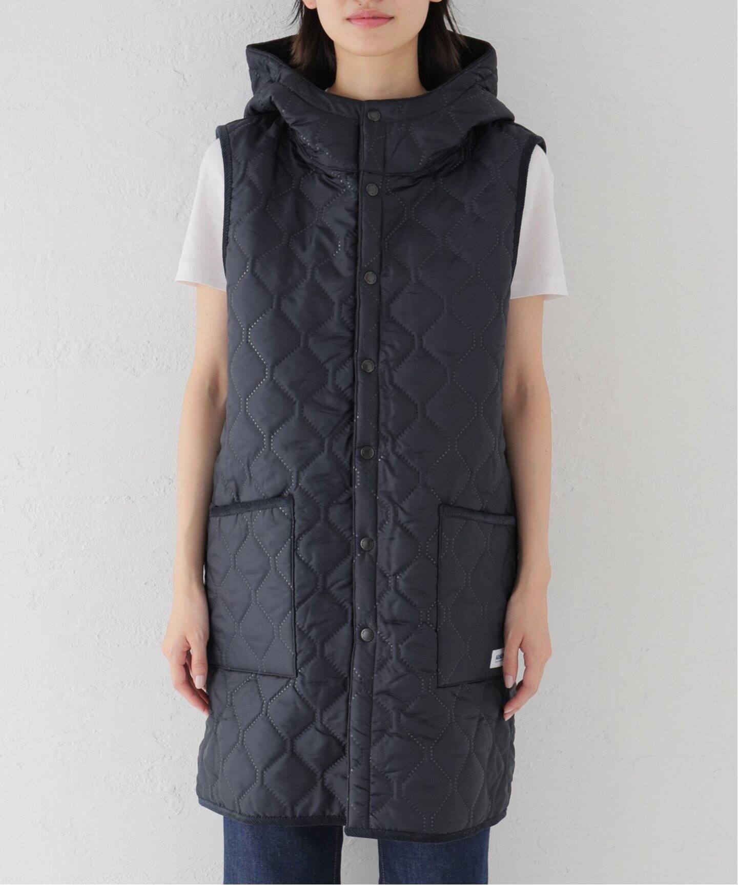 ARMEN/アーメン】HOODED LONG VEST luxe sp（その他ブルゾン／アウター 