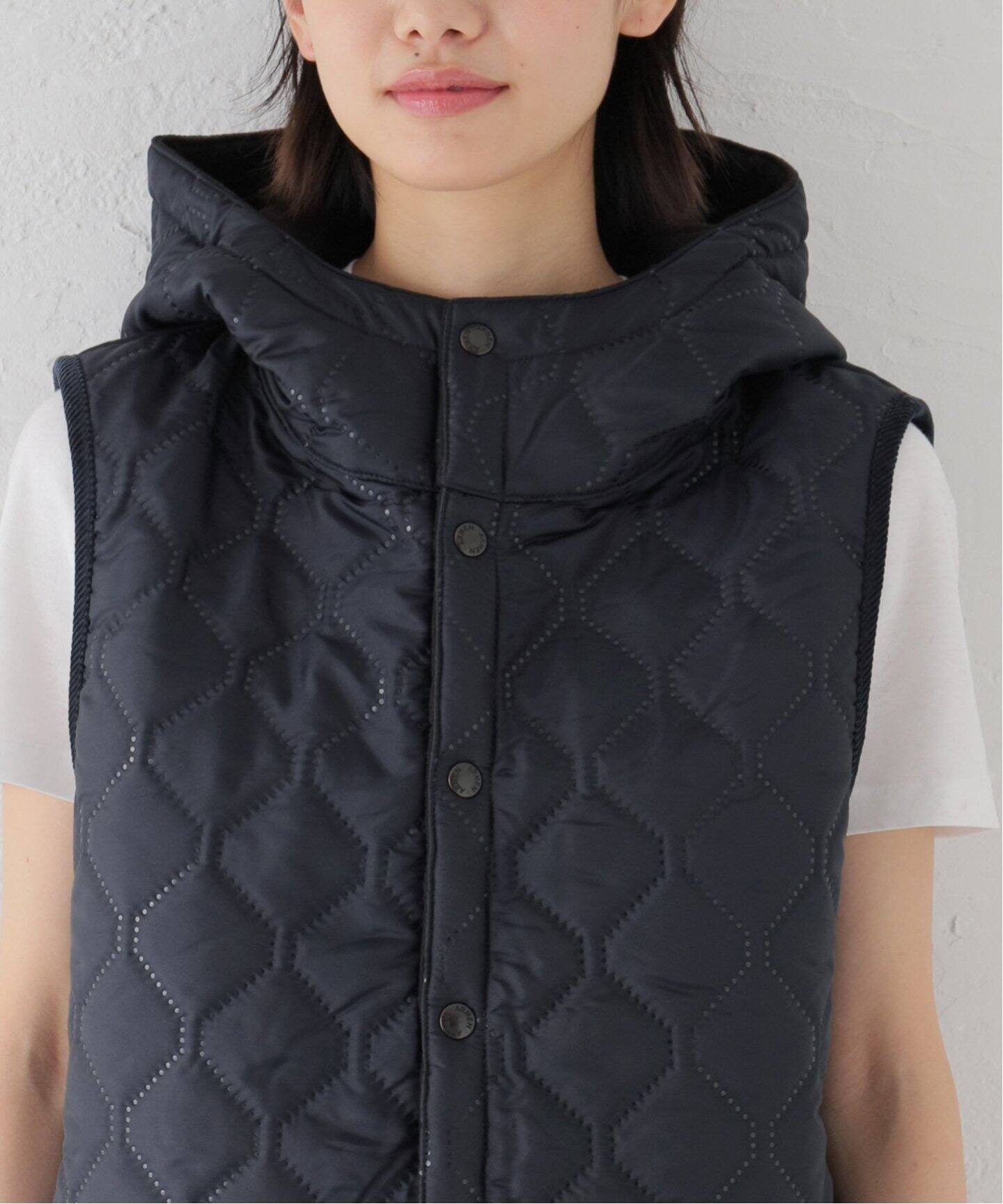 ARMEN/アーメン】HOODED LONG VEST luxe sp（その他ブルゾン／アウター 