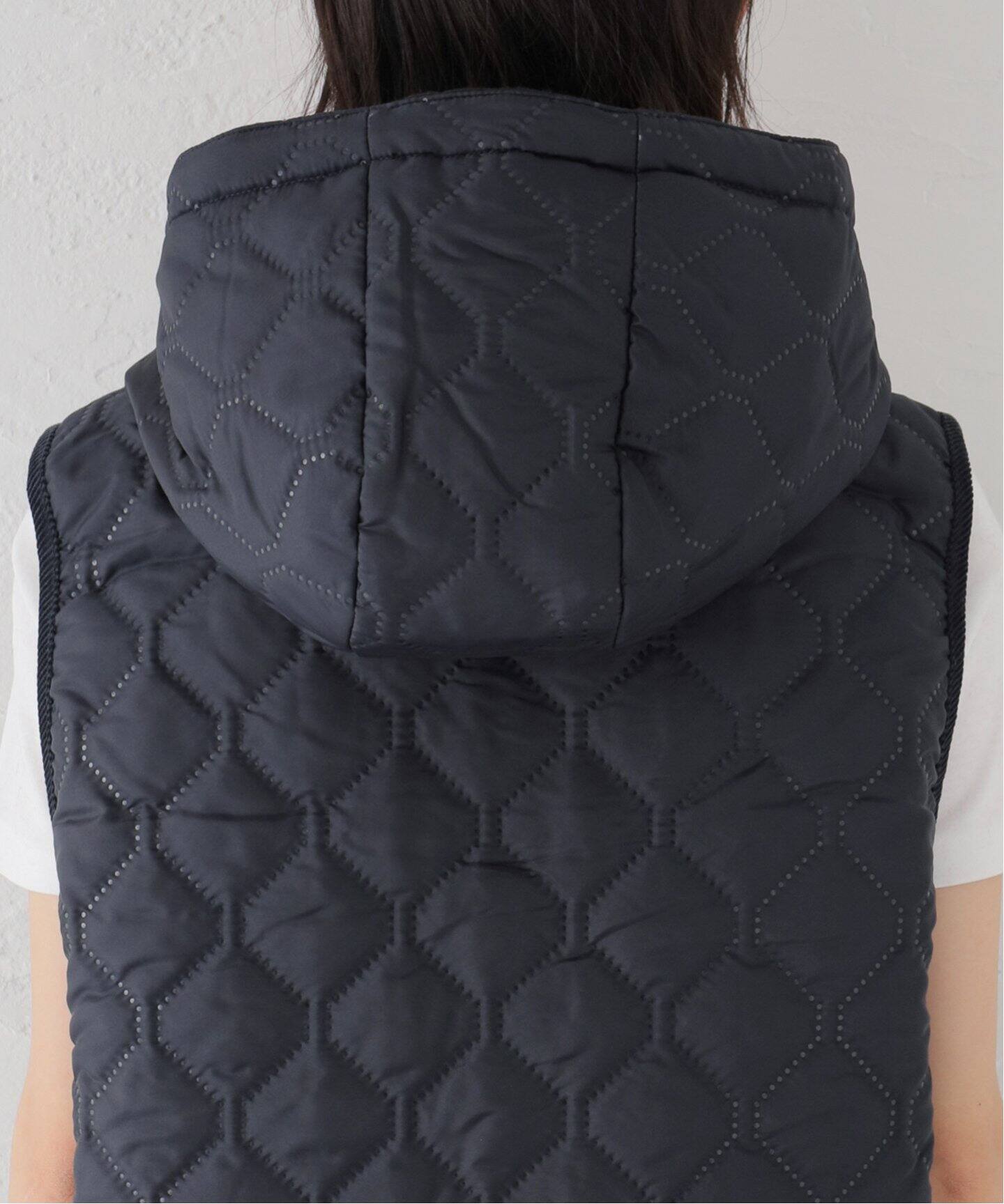 ARMEN/アーメン】HOODED LONG VEST luxe sp（その他ブルゾン／アウター 