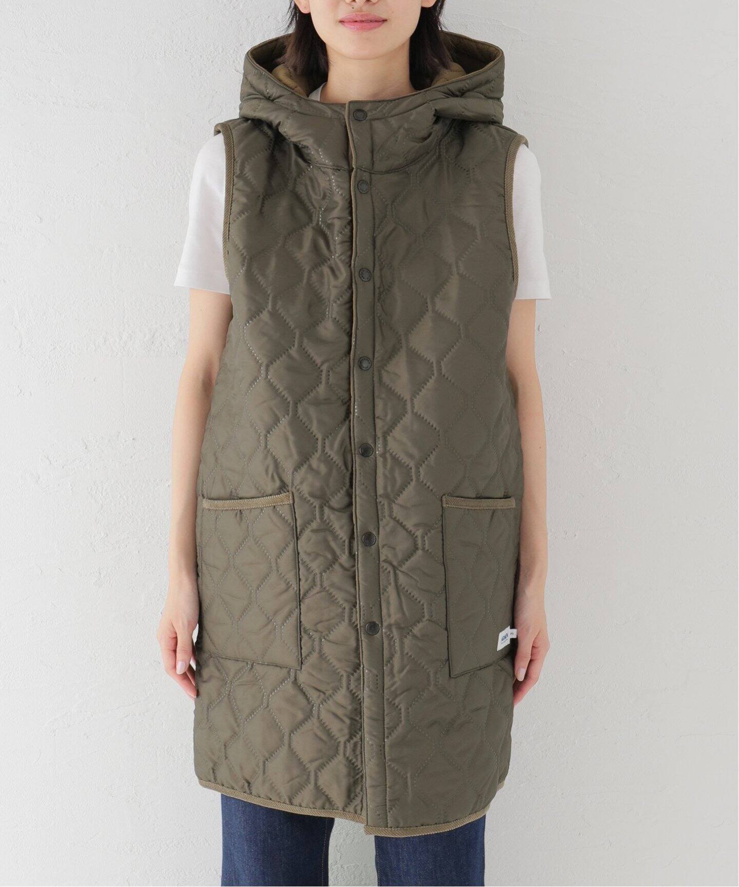 ARMEN/アーメン】HOODED LONG VEST luxe sp（その他ブルゾン／アウター 