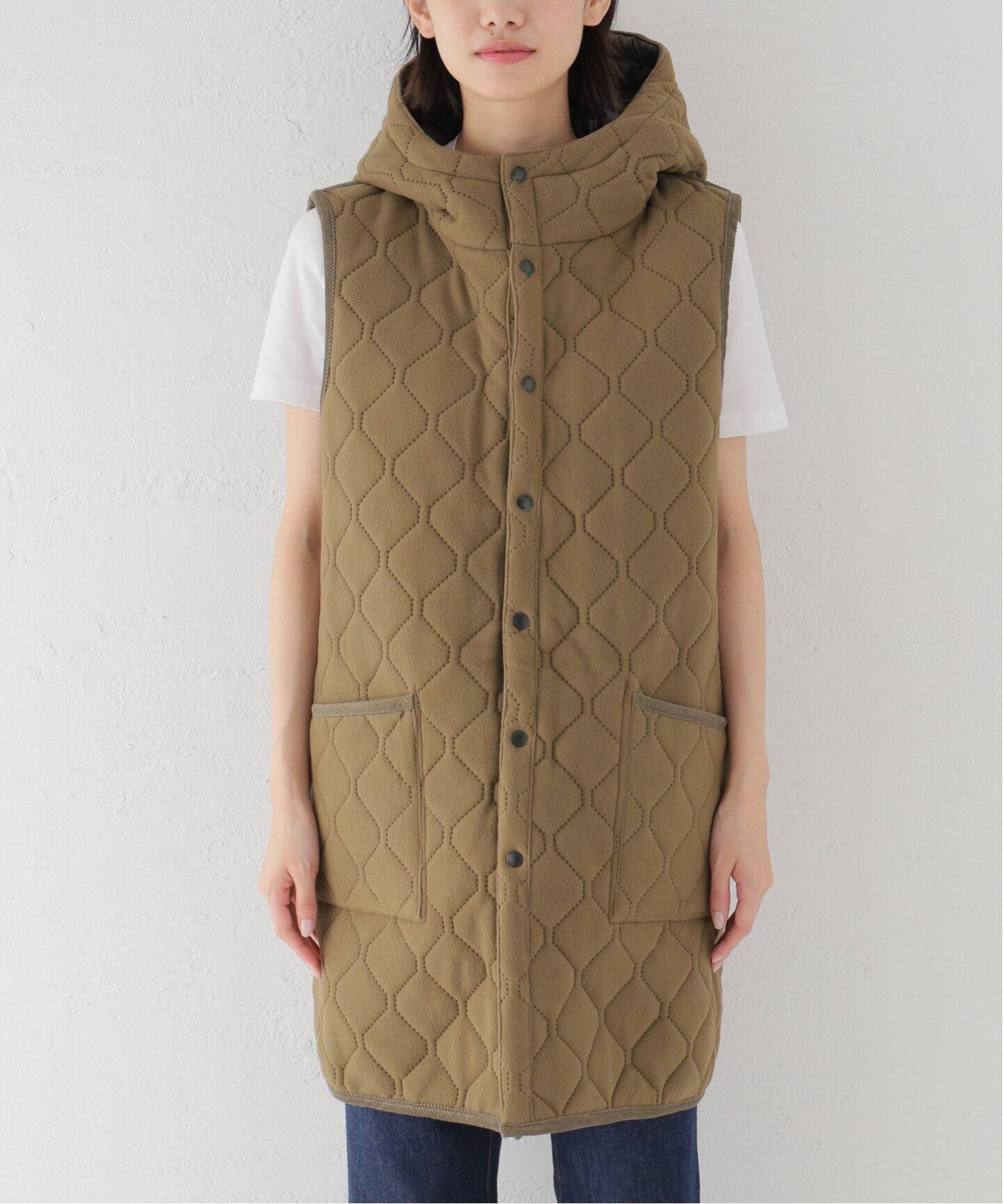 ARMEN/アーメン】HOODED LONG VEST luxe sp（その他ブルゾン／アウター 