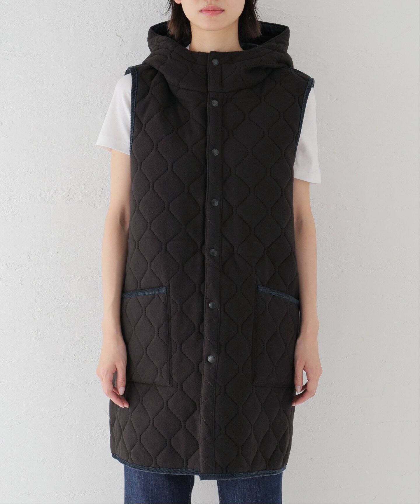 ARMEN/アーメン】HOODED LONG VEST luxe sp（その他ブルゾン／アウター 