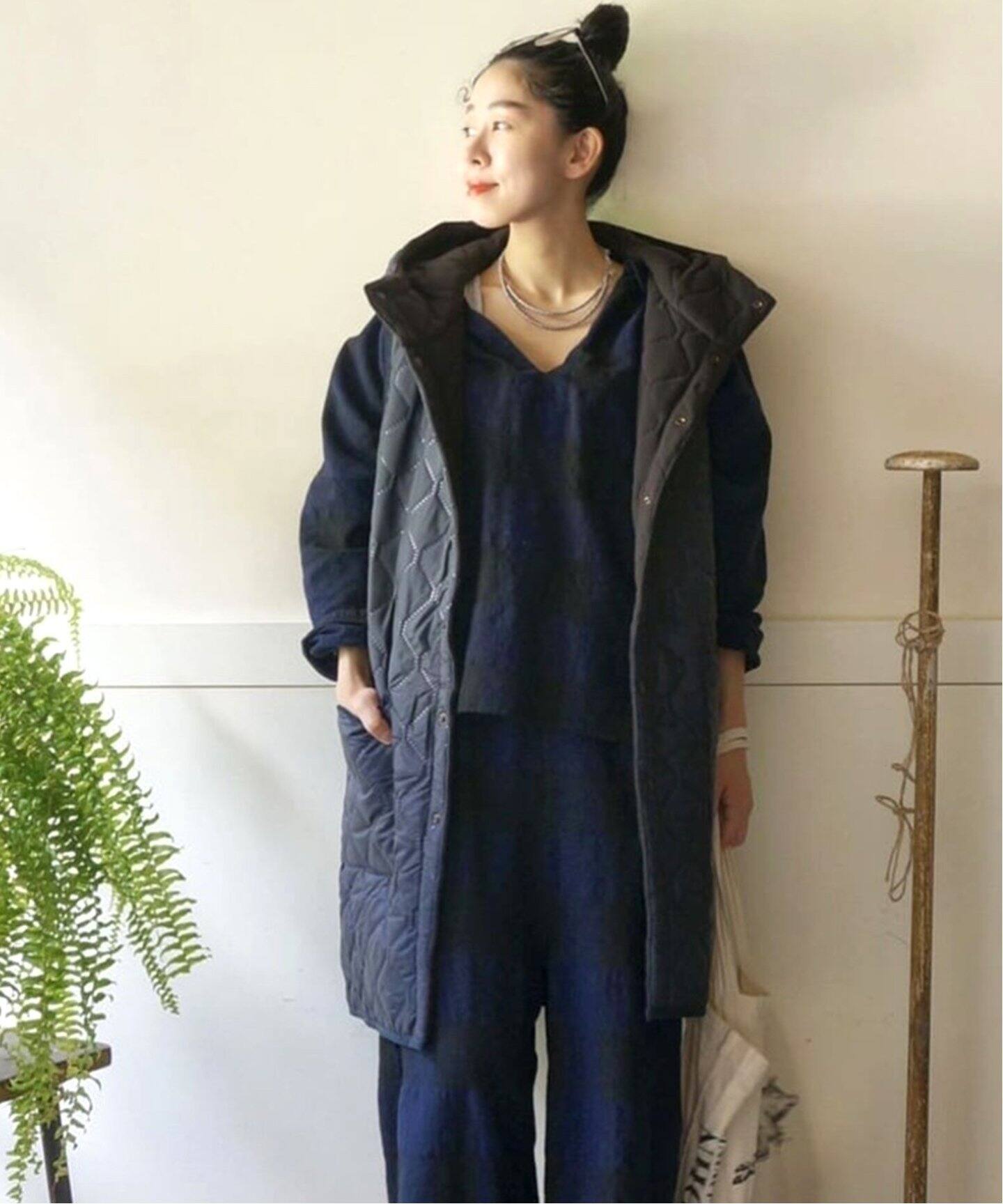 ARMEN/アーメン】HOODED LONG VEST luxe sp（その他ブルゾン／アウター 