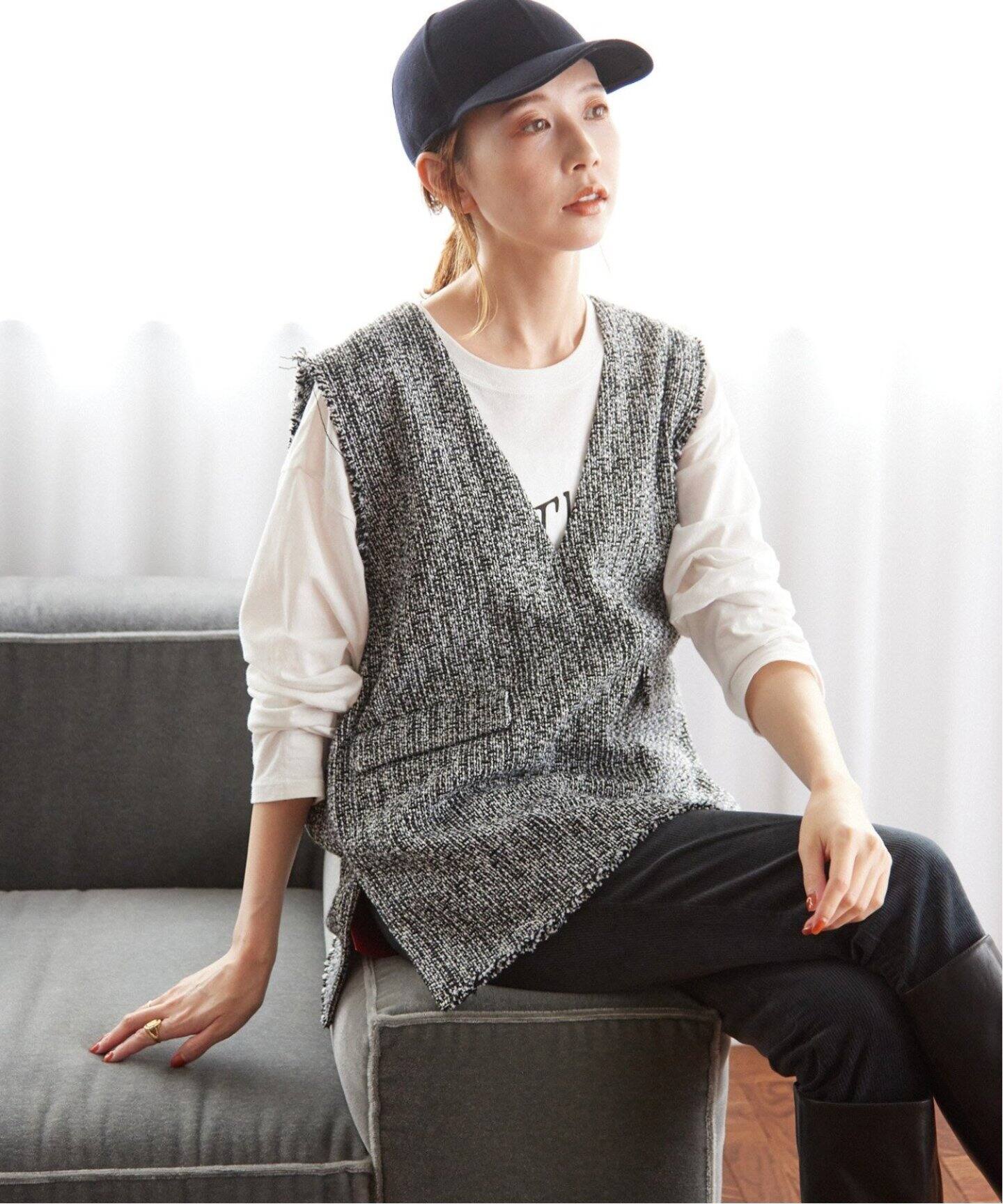 追加》ツイードフリンジベスト（その他ジャケット・スーツ）｜JOURNAL  