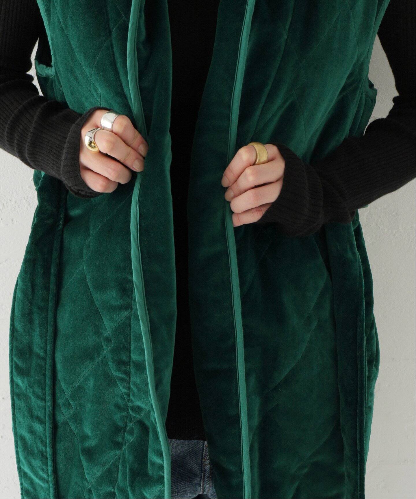 SARA MALLIKA/サラマリカ】VELVET N/S BELT JK：ジャケット（その他  