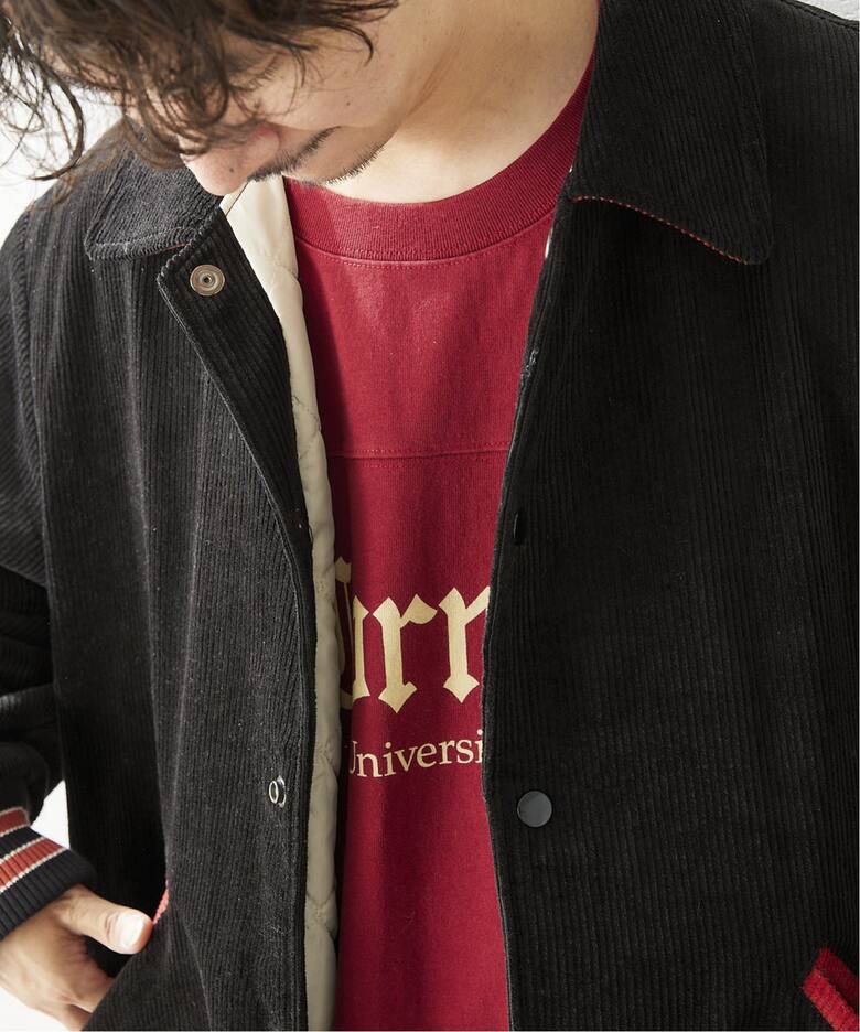 SAINT 胡散臭く LAURENT 17AW コーデュロイスタジャン 購入金額約32万円