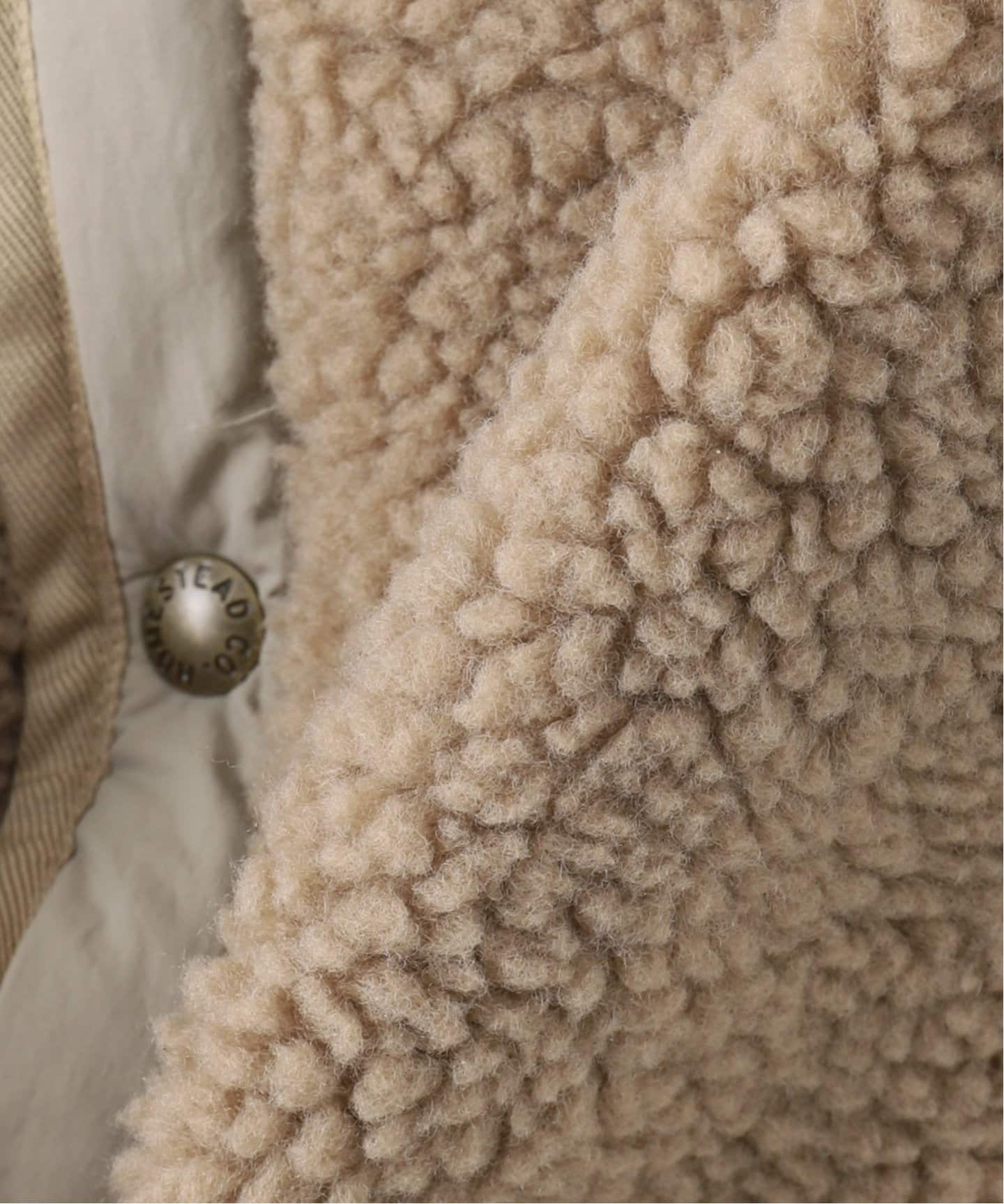 J.S.Homestead】QUILT/BOA REVERSIBLE LINER（ミリタリー