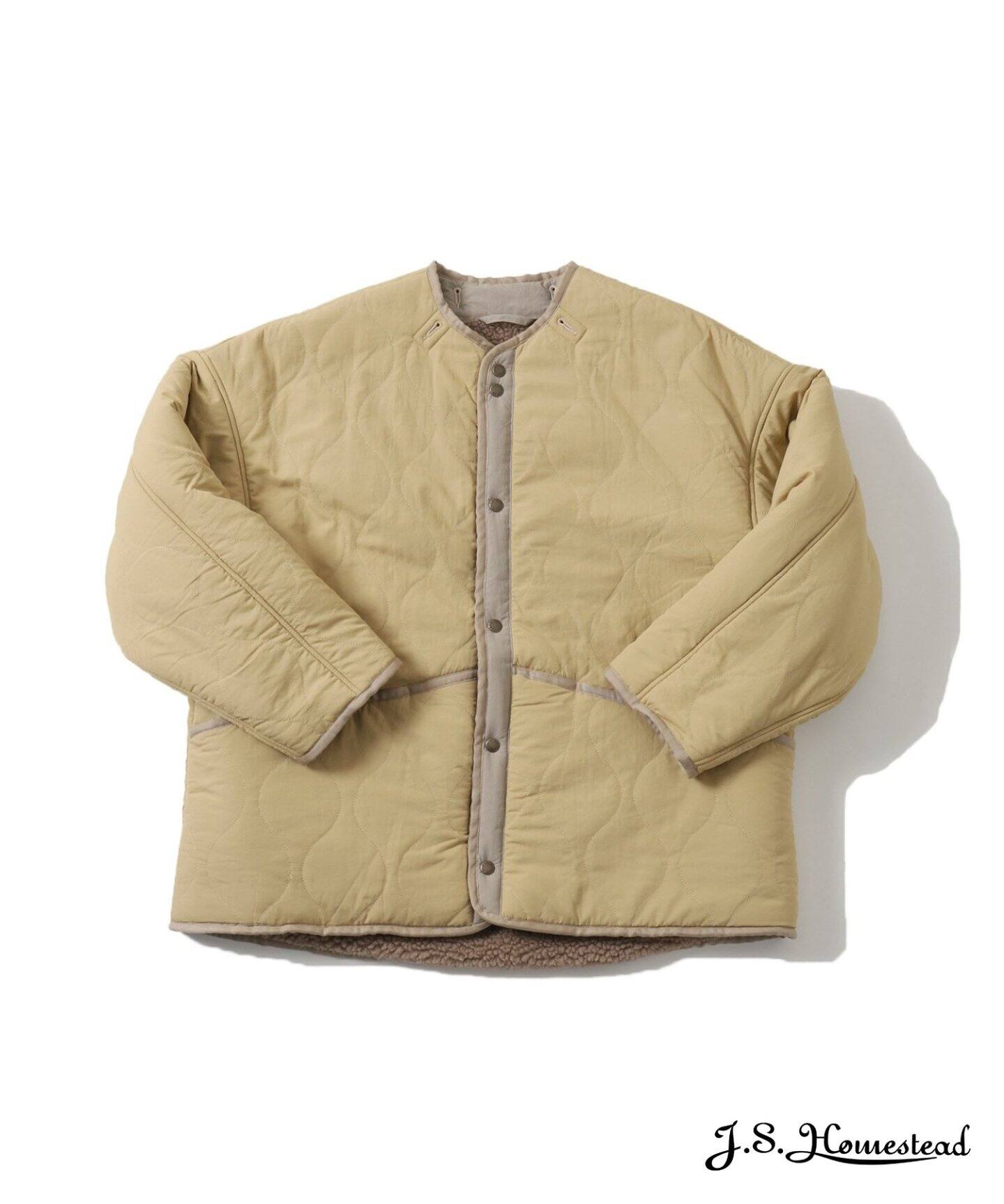 J.S.Homestead】QUILT/BOA REVERSIBLE LINER（ミリタリー）｜JOURNAL 