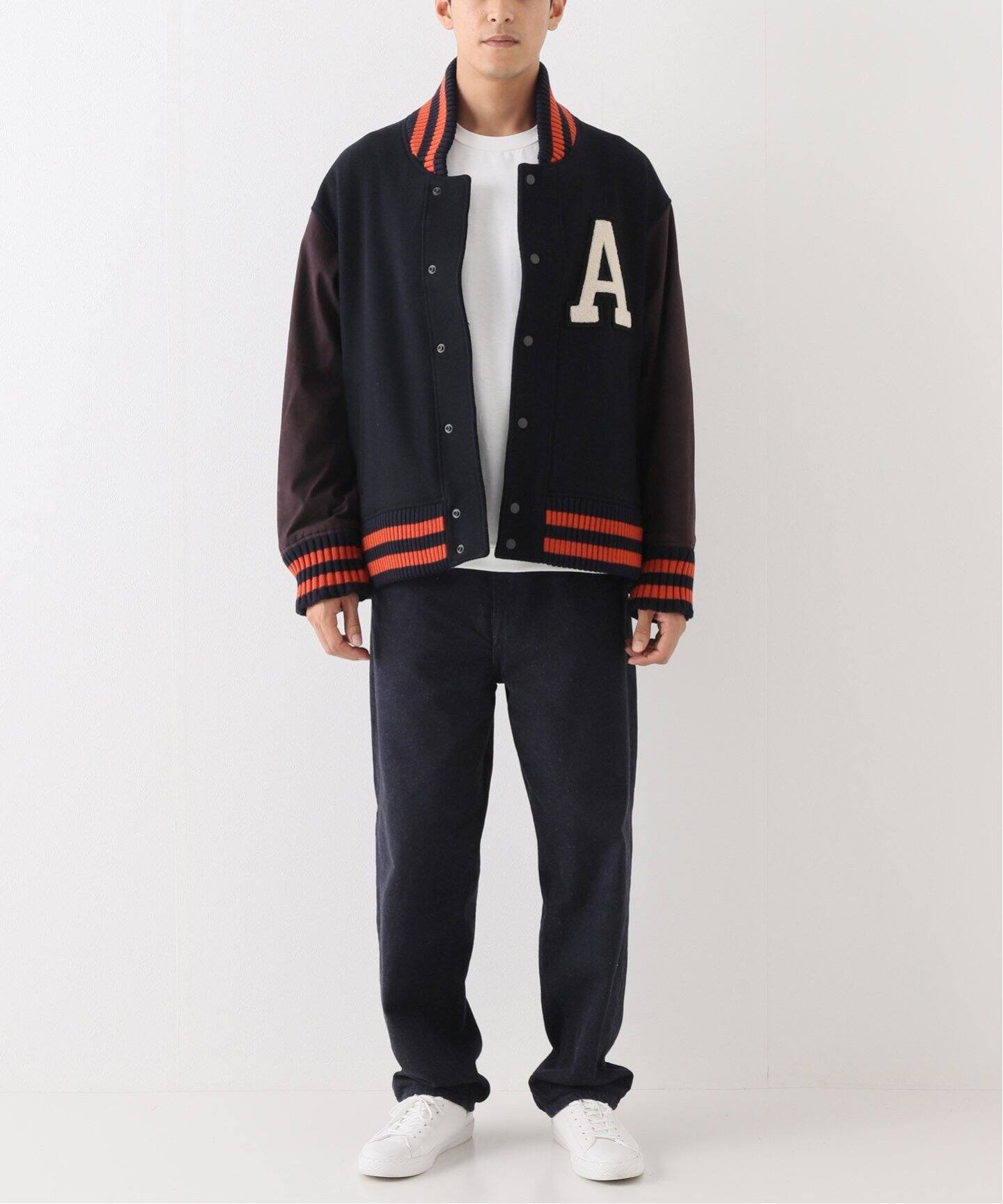 ANCELLM / アンセルム】SIDE SLIT VARSITY JACKET（スタジャン）｜WISM 