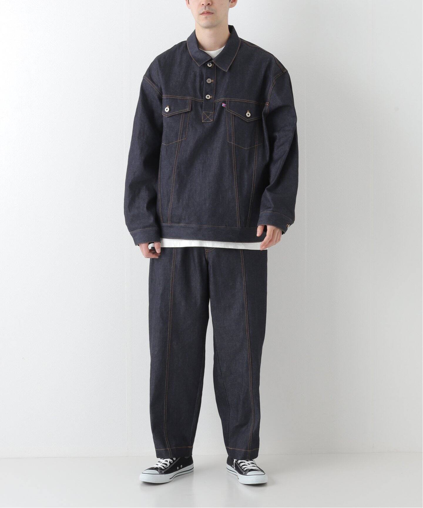 is-ness / イズネス】PULLOVER DENIM JACKET（デニムジャケット 