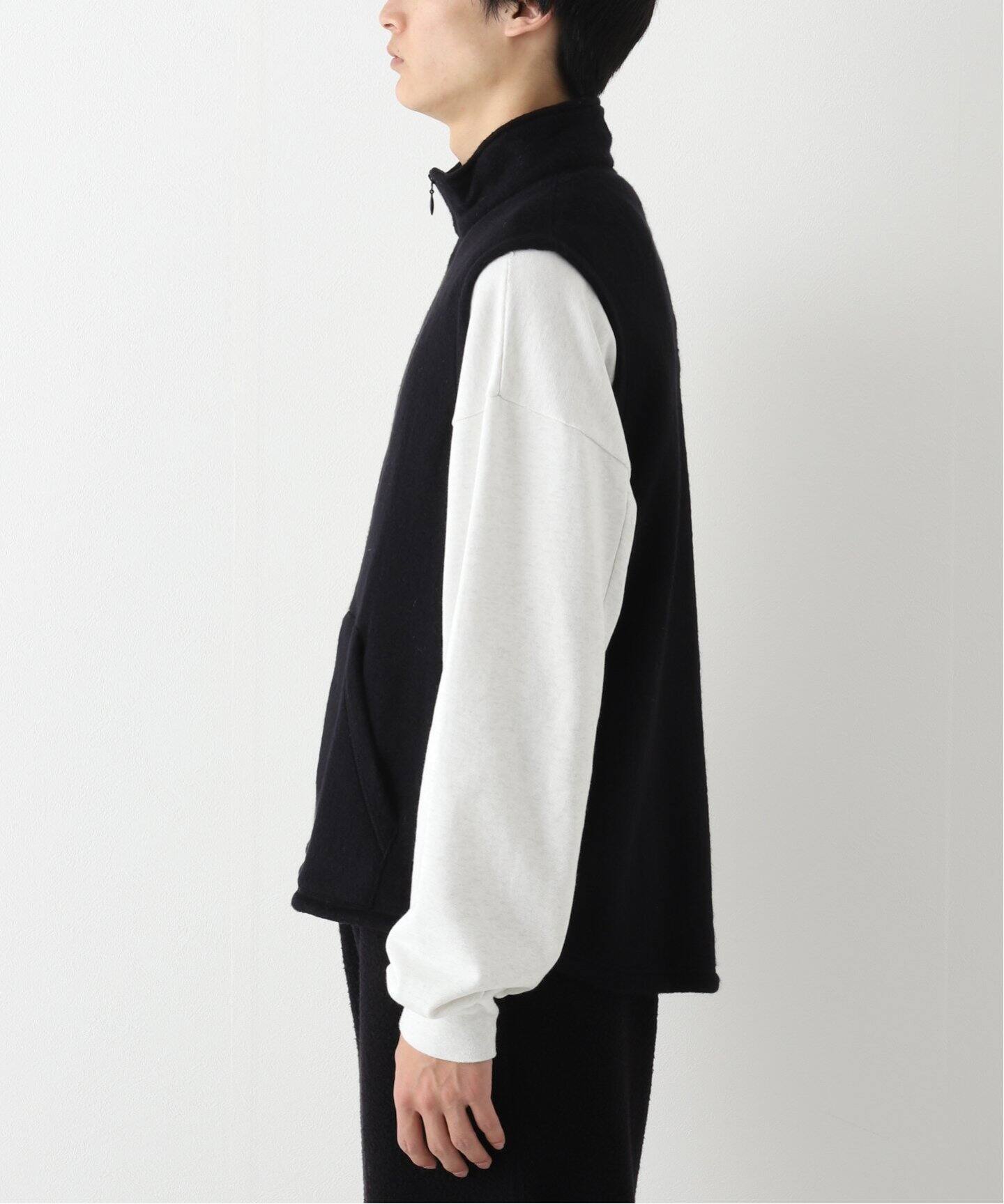 comoli / コモリ】シルクフリース ベスト（その他ブルゾン／アウター  