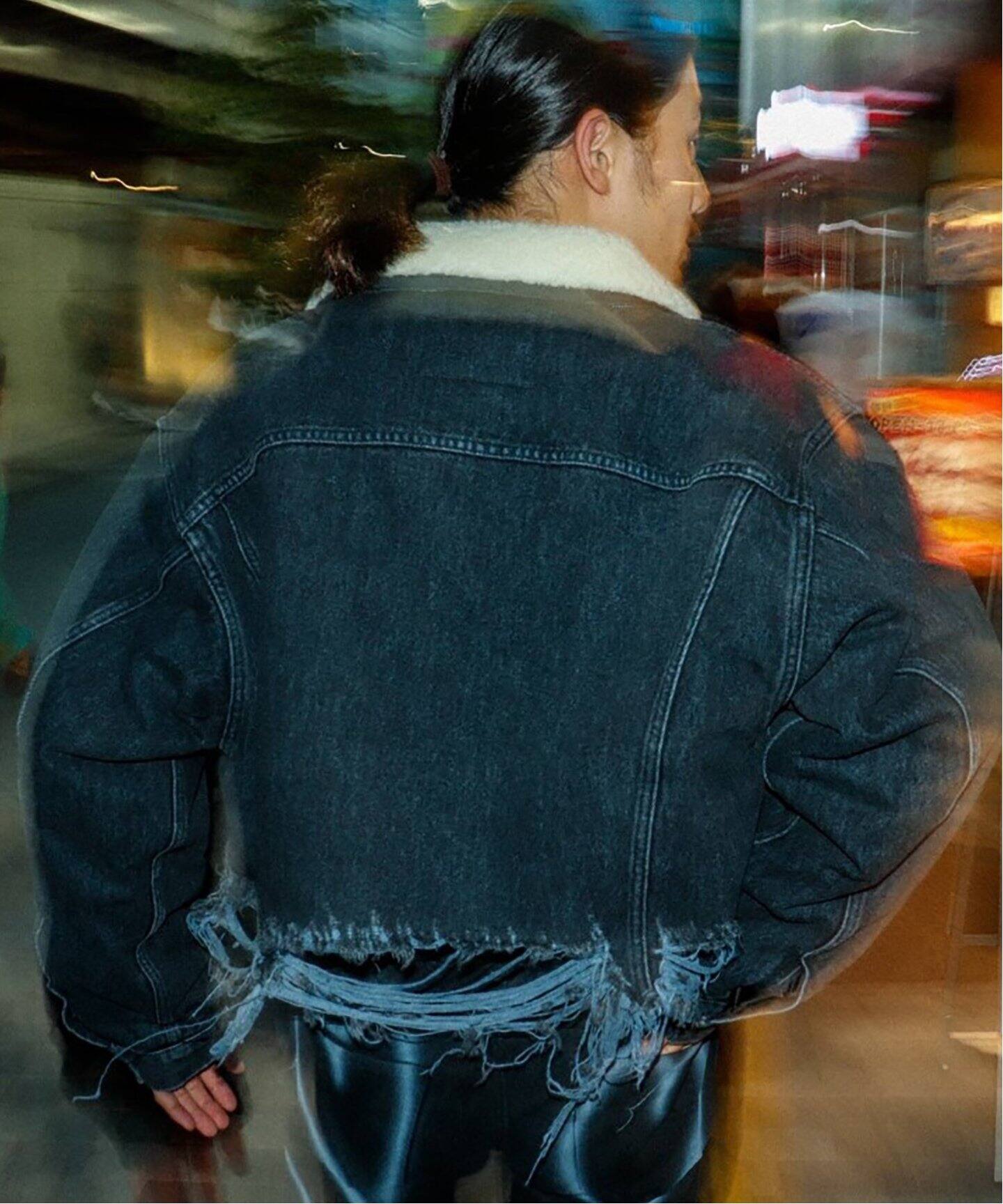 doublet / ダブレット】RECYCLE DENIM CUT-OFF BOA JACKET（デニム 
