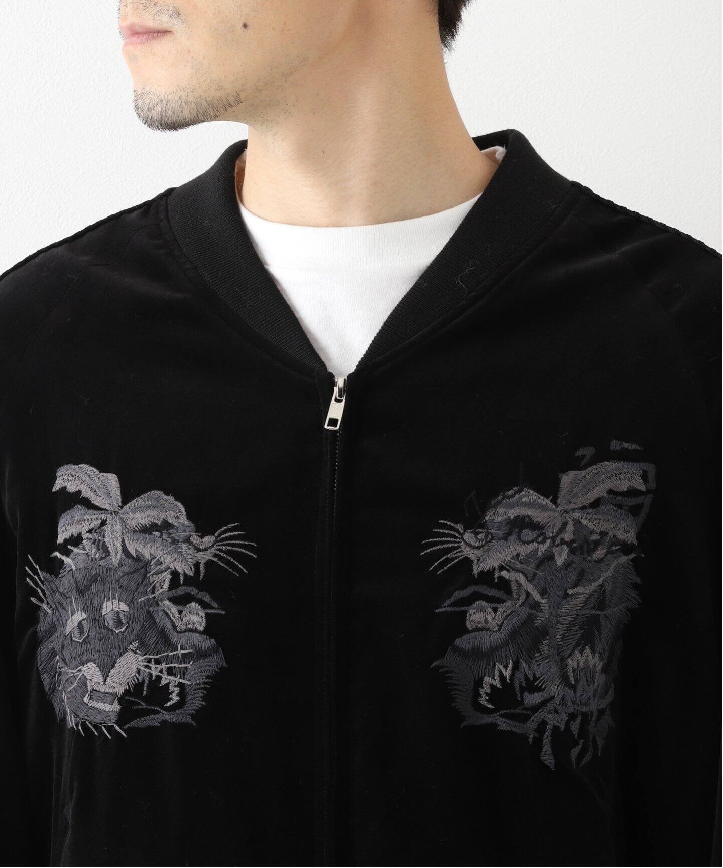 ダブレット doublet よくっ 21AW CUT VELVET JACKET