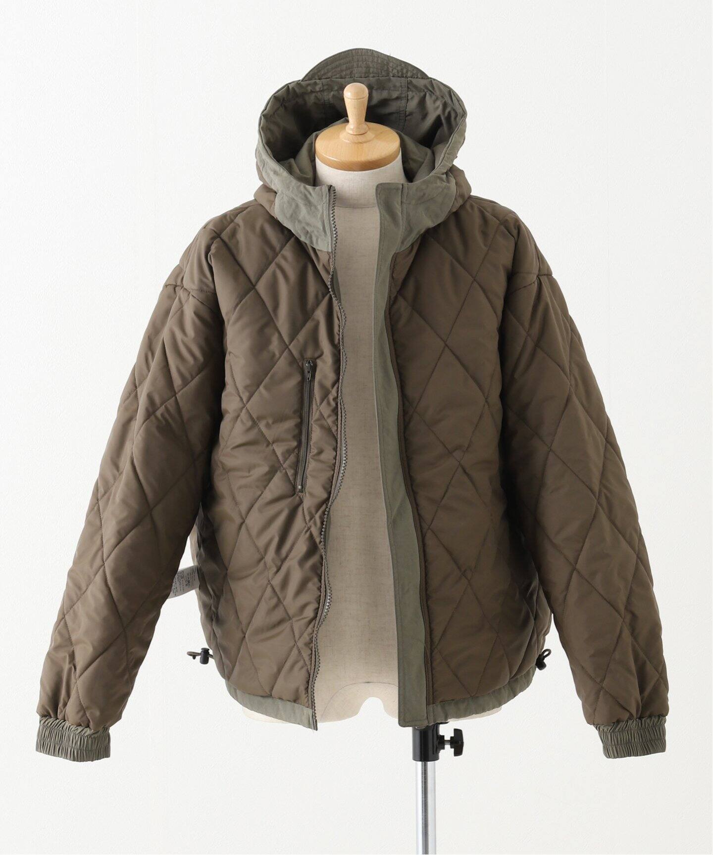 C.E / シーイー】NYLON HOOD ZIP JACKET（中綿・キルティング）｜WISM 