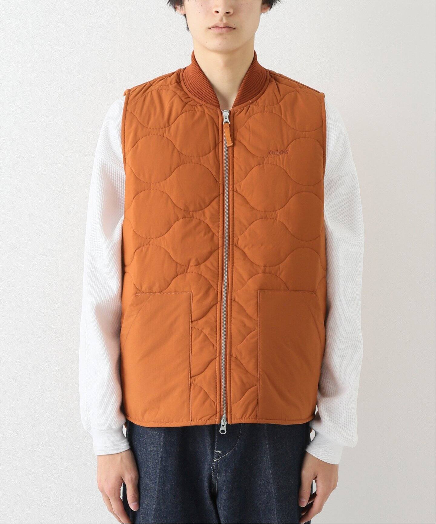 ONLY NY / オンリーニューヨーク】FULTON QUILTED VEST（ダウン・中綿 