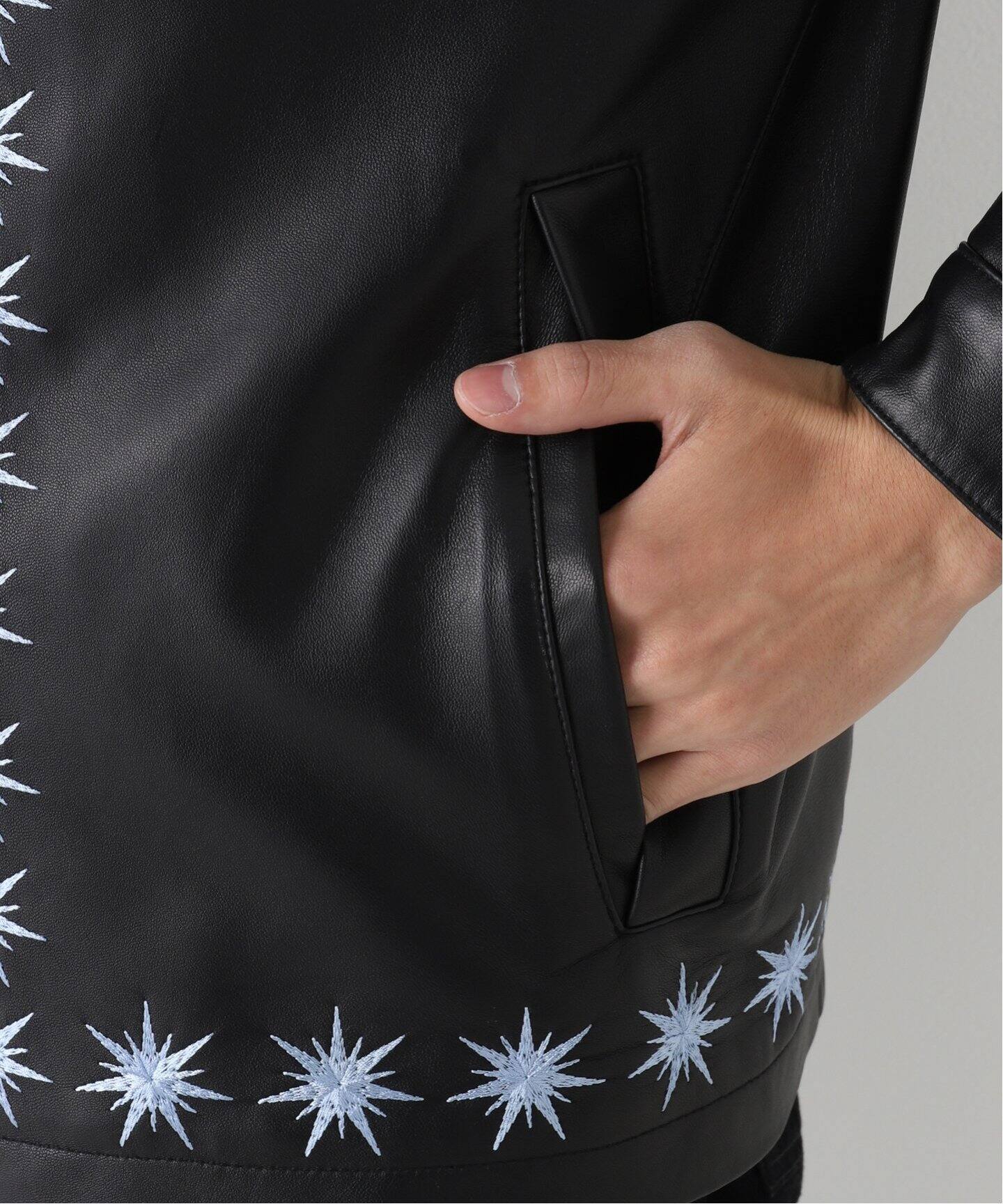 BoTT / ボット】Sparkle Leather Jacket（その他ブルゾン／アウター 