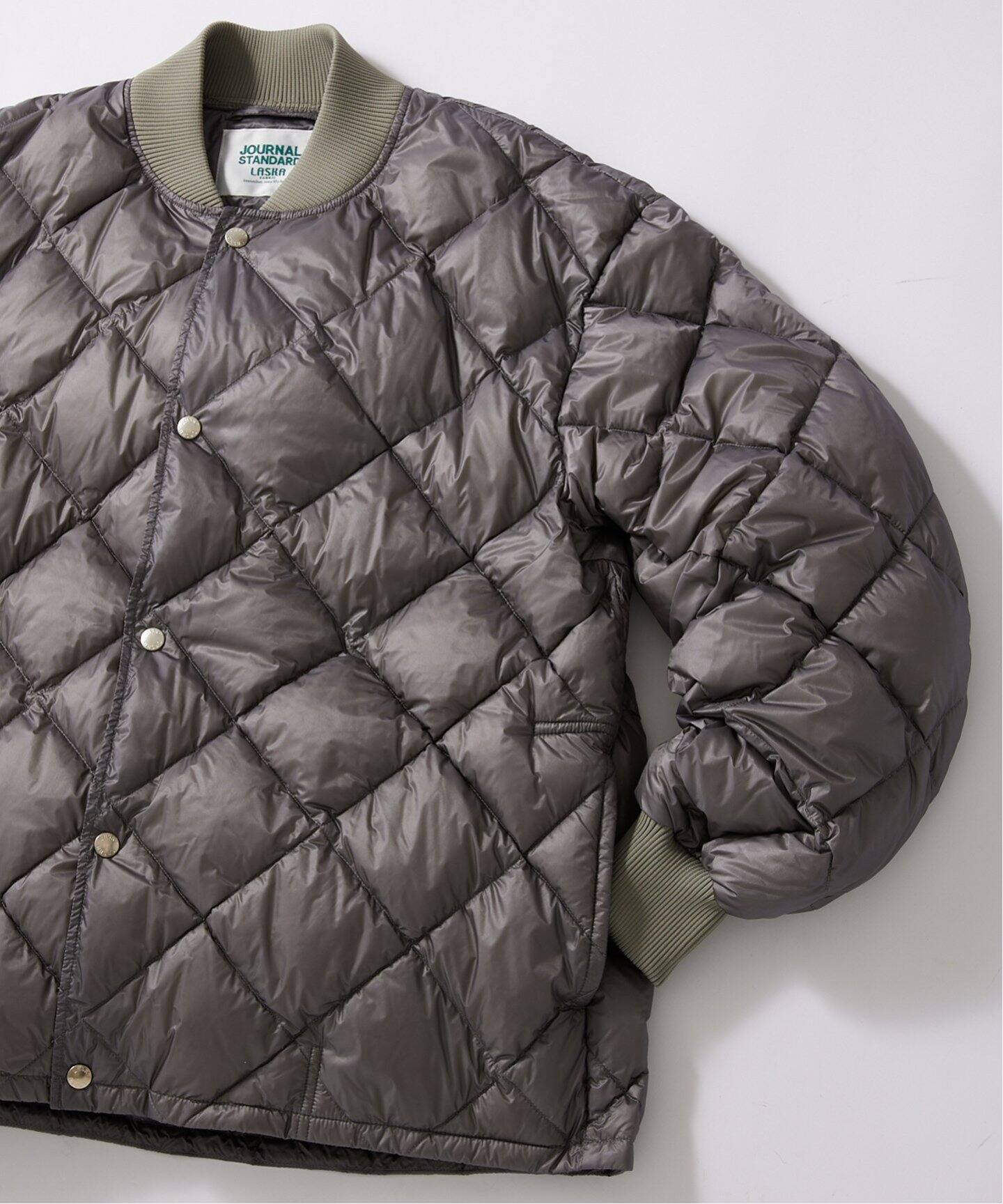 LASKA RETRO / ラスカレトロ】キルトダウンジャケット（ダウン  