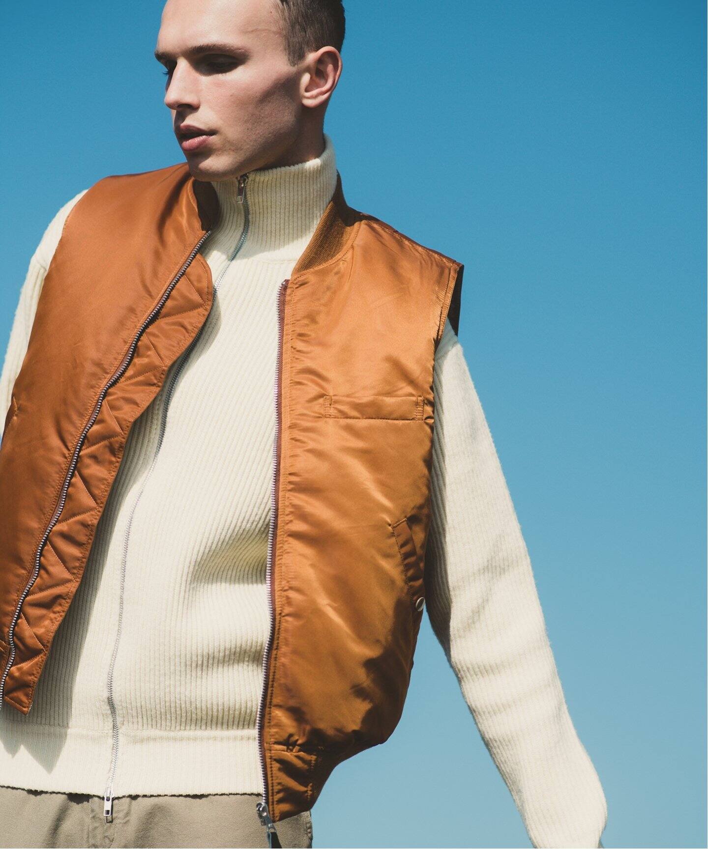 STANDARD JOURNAL / スタンダード ジャーナル】MA-1 VEST（ダウン 