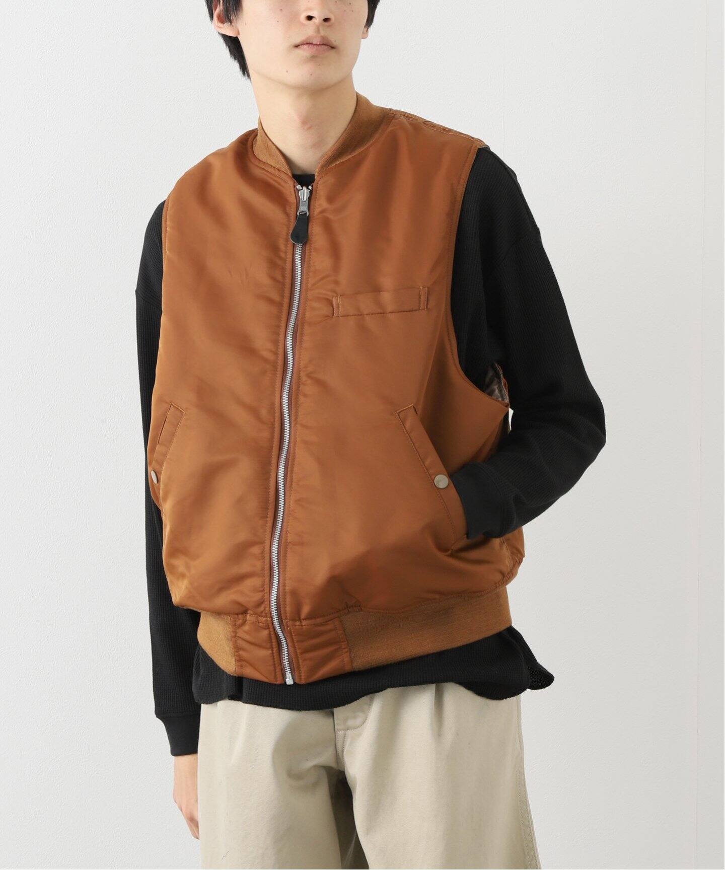 STANDARD JOURNAL / スタンダード ジャーナル】MA-1 VEST（ダウン 