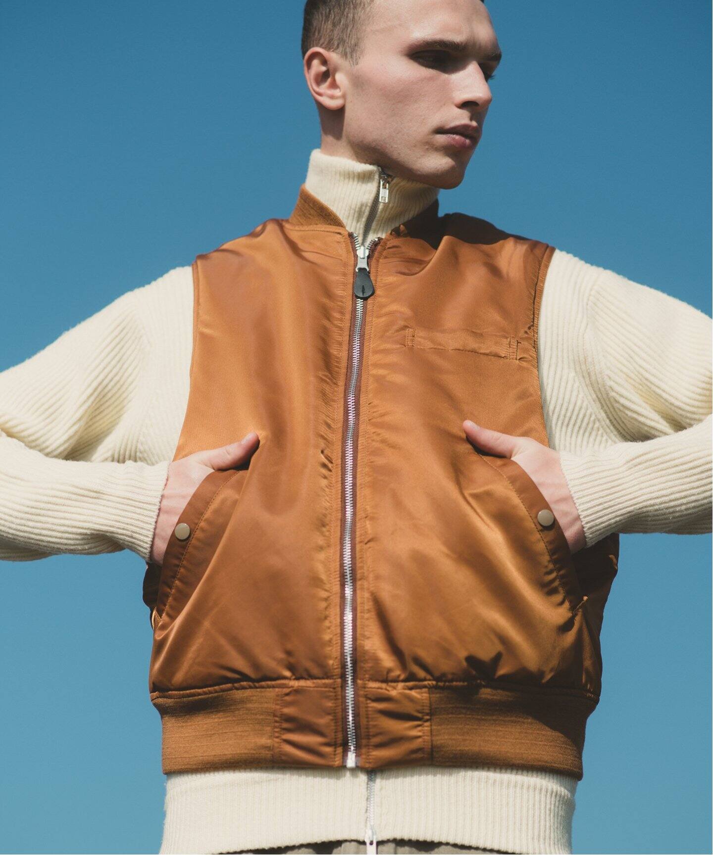 STANDARD JOURNAL / スタンダード ジャーナル】MA-1 VEST（ダウン 