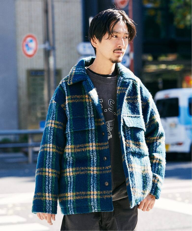 シャギー チェック CPOシャツ（その他ブルゾン／アウター）｜JOURNAL 