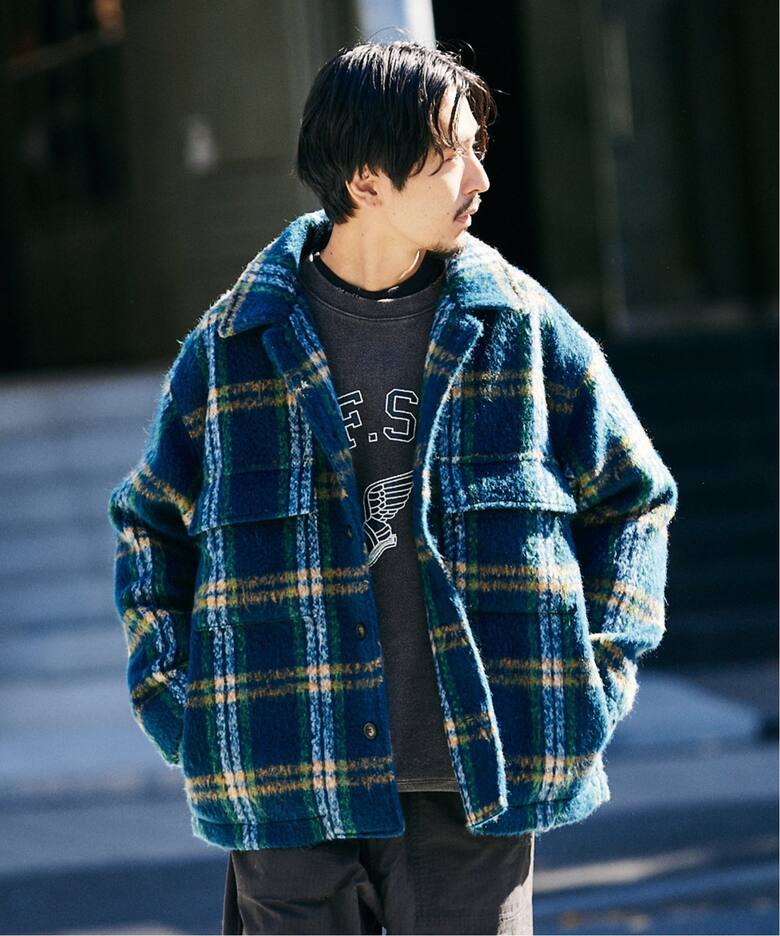 シャギー チェック CPOシャツ（その他ブルゾン／アウター 