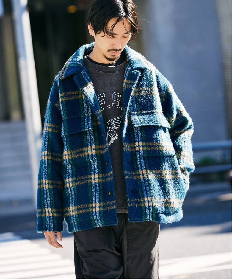 シャギー チェック CPOシャツ（その他ブルゾン／アウター）｜JOURNAL 