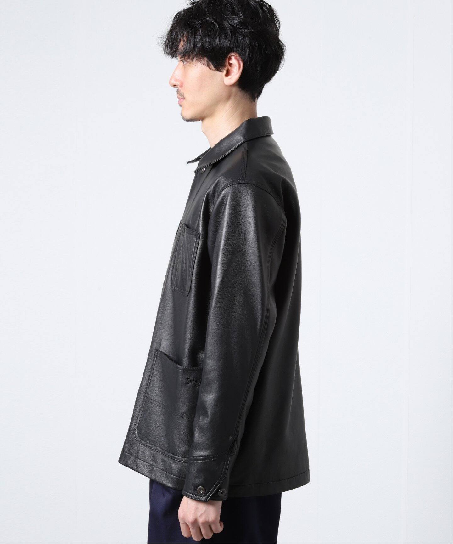 Schott レザージャケット 革ジャン 偉 ラムレザー XLサイズ 美品 限定品