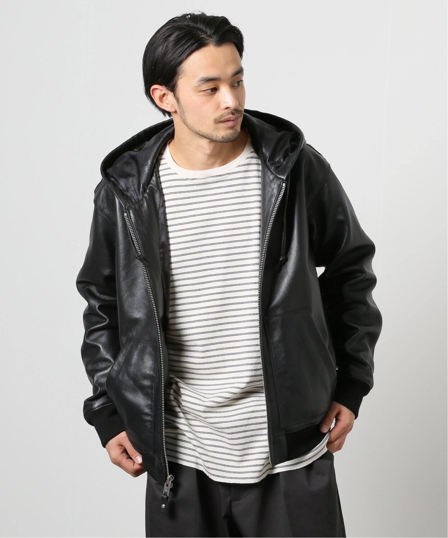 SCHOTT / ショット】レザー フルジップパーカー（その他ブルゾン  