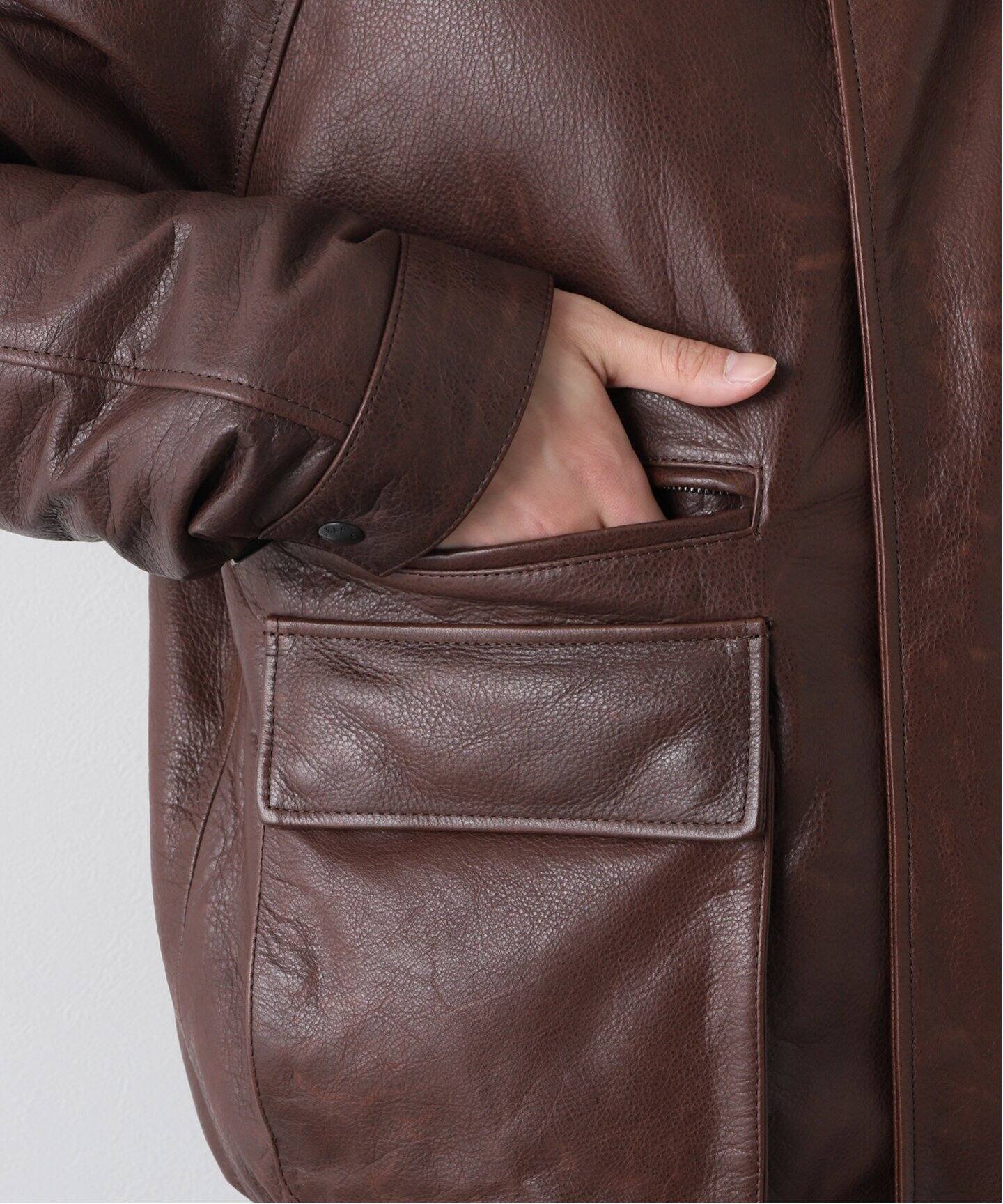 DOUBLE GOOSE x JOURNAL STANDARD】 FLIGHT JACKET（ダウンジャケット 