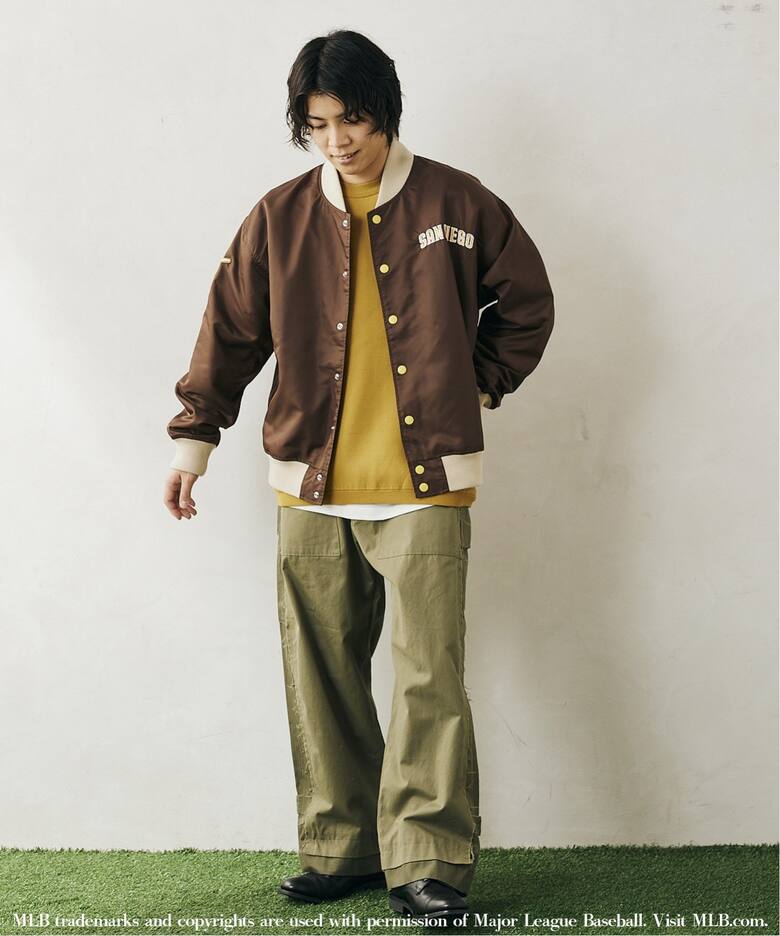 FANATICS/ファナティクス×JOURNAL STANDARD】別注 サテン ジャケット 