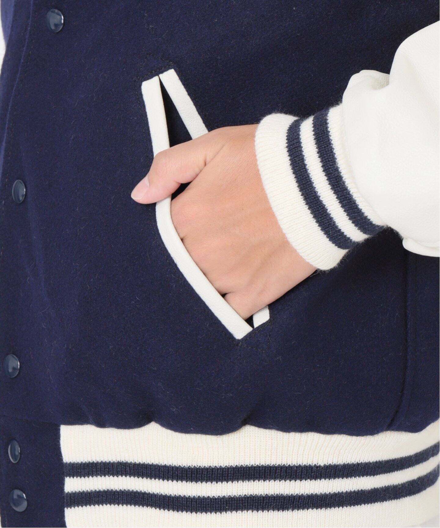 SKOOKUM / スクーカム】Knit switching アワードジャケット 