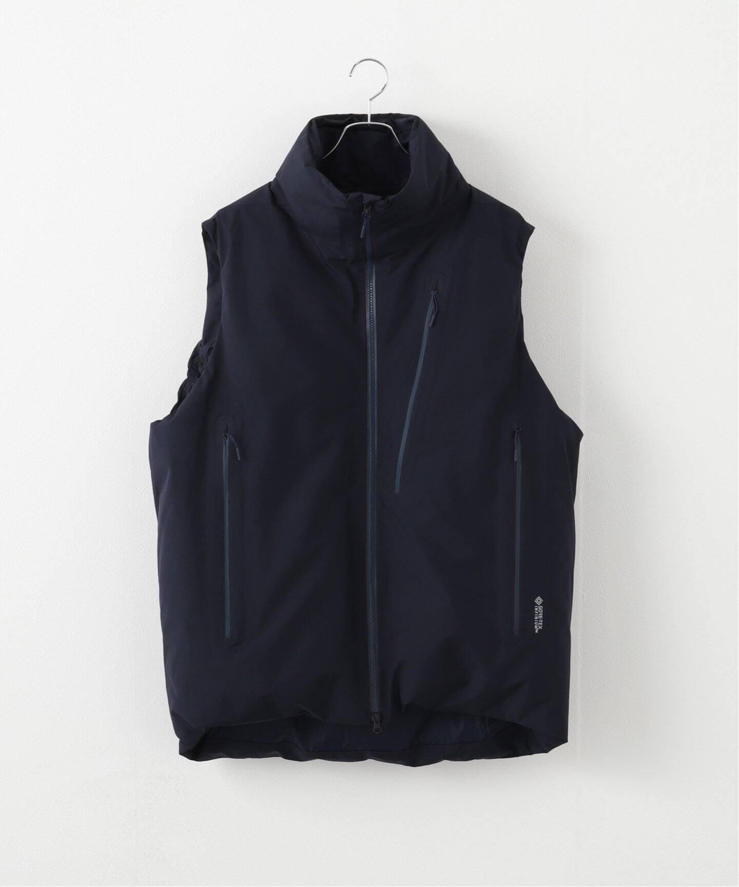 新品同様】UN3D. DOWN 狭し SHORT VEST BLACK