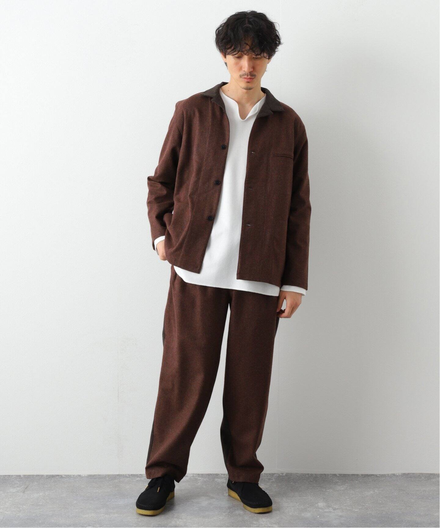 FRANK LEDER/フランクリーダー】BAVARIAN LODEN TWOTONE SHIRT（その他  