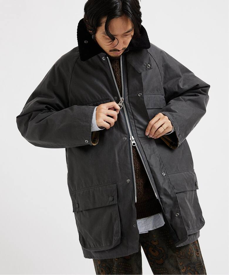 バブアー barbour ウール コート サイズ40 汗ばみ ビデイル 珍しいデザイン