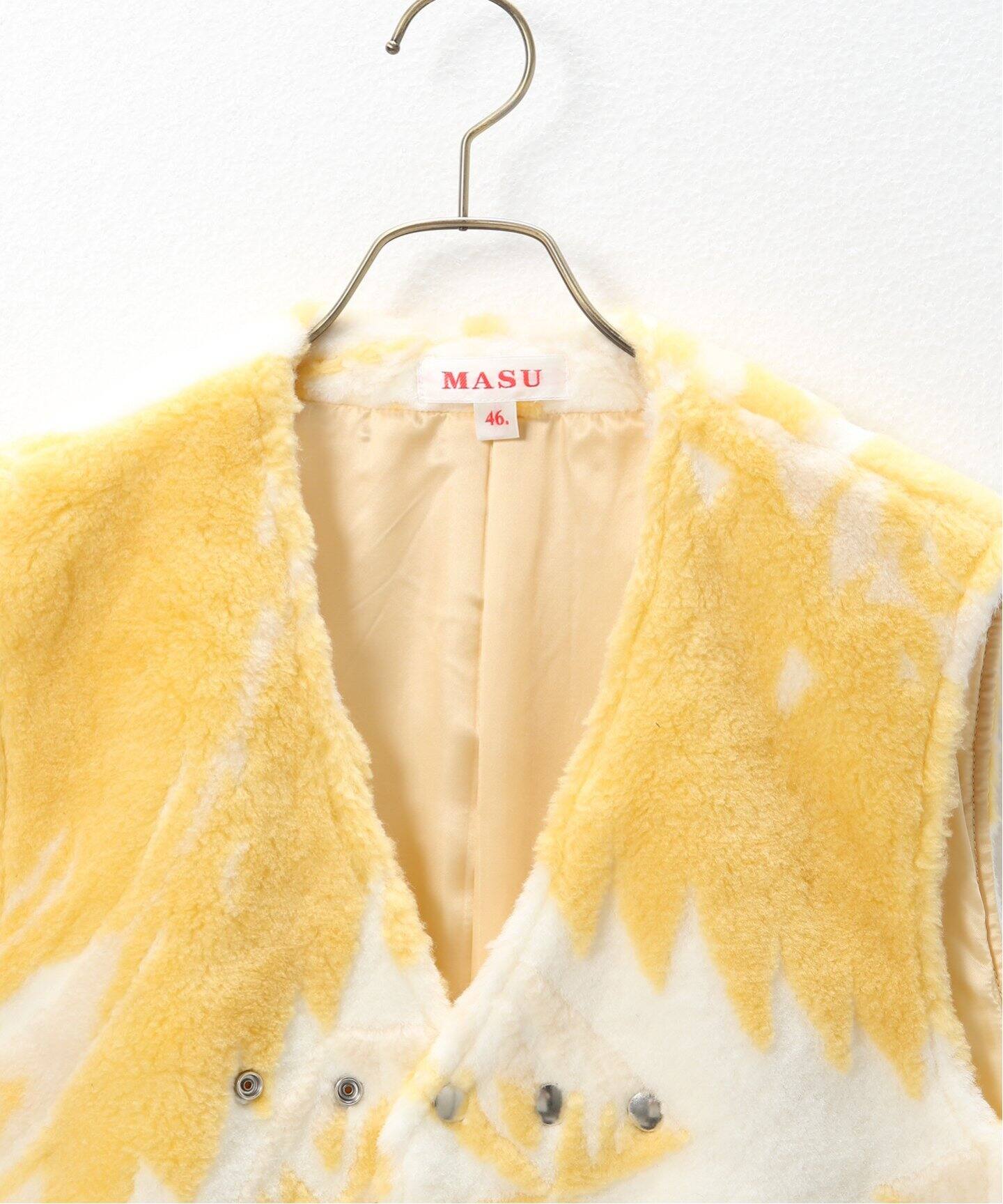 MASU / エムエーエスユー】 JACQUARD NATIVE FLEECE SNAP VEST（その他 