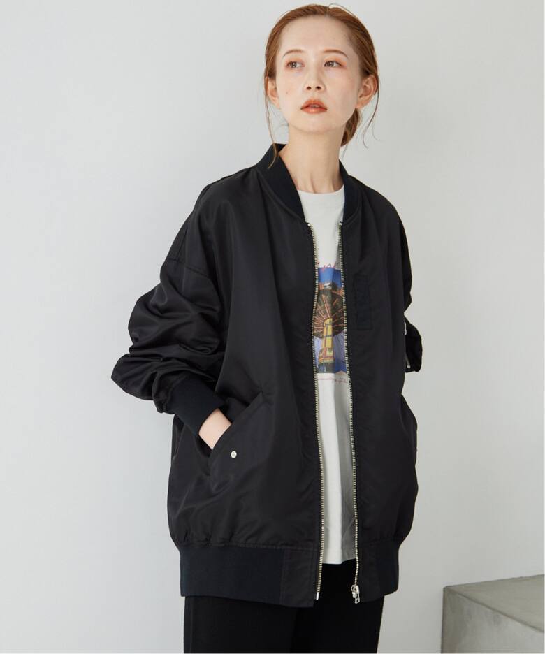 極美品】イエナ MA-1 ブルゾン ジャケット 頼れる ジップアップ 36 