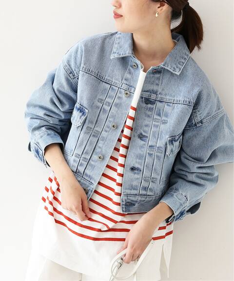 Le Denim タイプセカンドデニムgジャン Slobe Iena スローブ イエナ 公式のファッション通販 Baycrew S Store Le Denim タイプセカンドデニムgジャン Slobe Iena スローブ イエナ 公式のファッション通販 Baycrew S Store