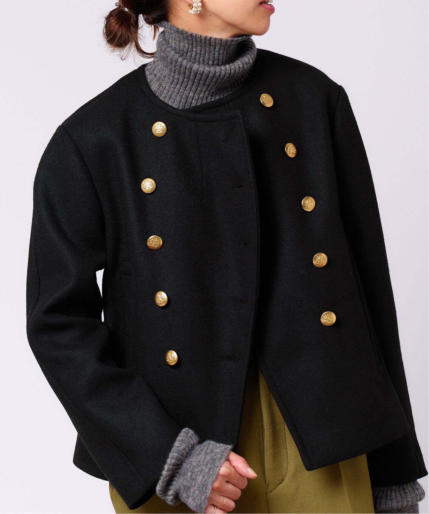 IENA LA BOUCLE メルトン モーターサイクルブルゾン（その他ブルゾン 